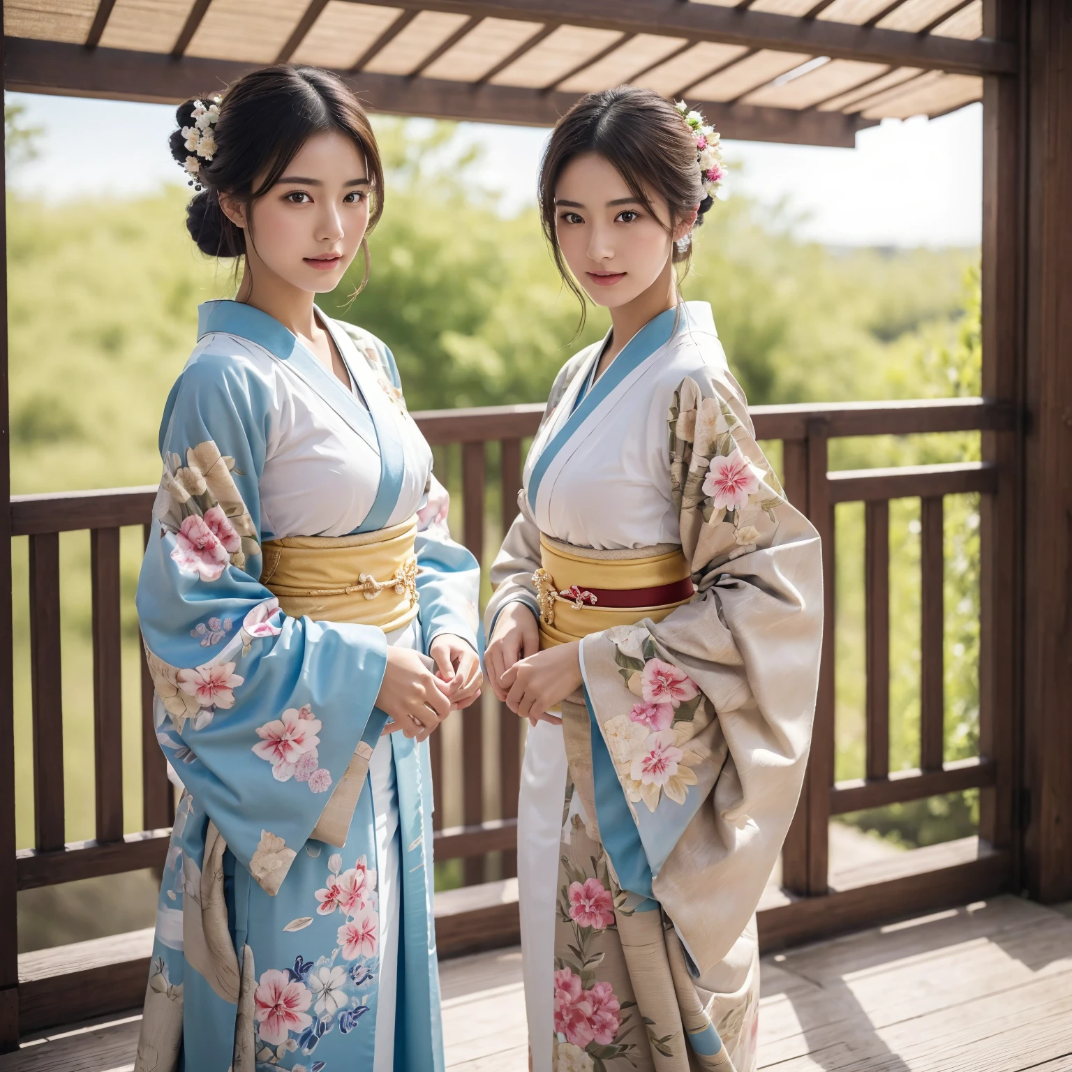 (top-quality、​masterpiece、very high res、An ultra-high picture quality),1girl,Extremely Beautiful Woman,She is 20 years old,Very beautiful with a beautiful face,Beautiful body,Beautiful,Beautiful skin texture,(Beautifully colored long-sleeved kimono,Furisode figure,Furisode wearing,adult-like),(The whole picture、Detailed picture、accurate anatomy、Defect-free images、extremely detailed picture、Accurate images、image perfect)、(Best Shot Photo 1.2)