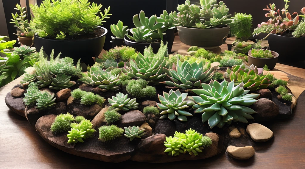 Succulents，Gyokuro，Bear's paw，white leaves，A thousand miles of light