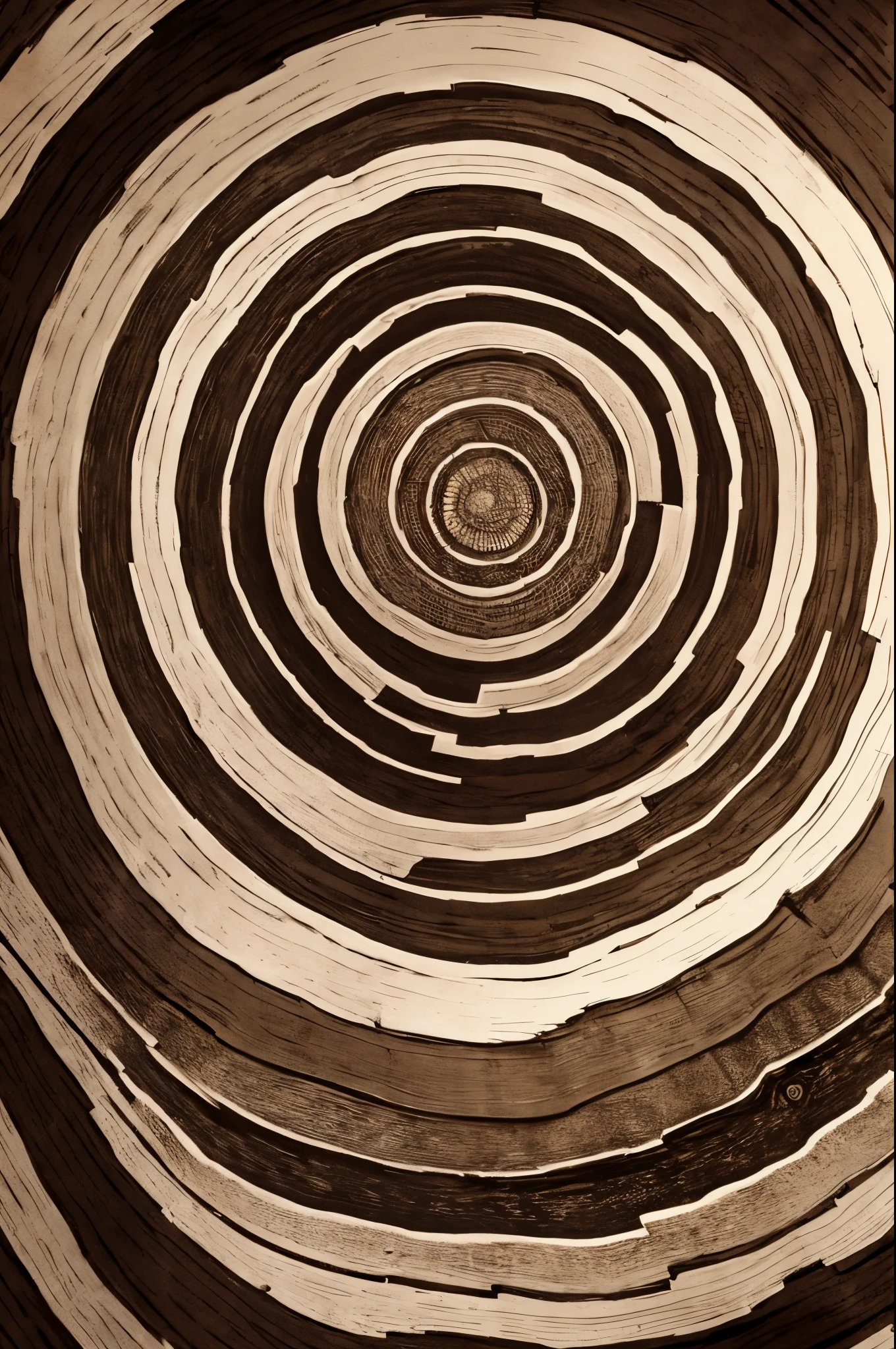 Detailed tree rings,