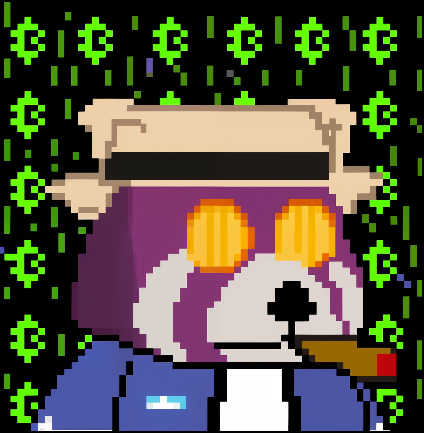 Pixel art of a man in a hat and suit smoking a cigar., Art in the style of Joshy Sly, From Hotline Miami, vinny from vinesauce, /R/Pixel Art, cr ary nyptocur ary na ency ner nay d general, Pepe is extremely happy., anthropomorphic raccoon, Human gangster rat, Human gangster rat, Miami Hotline