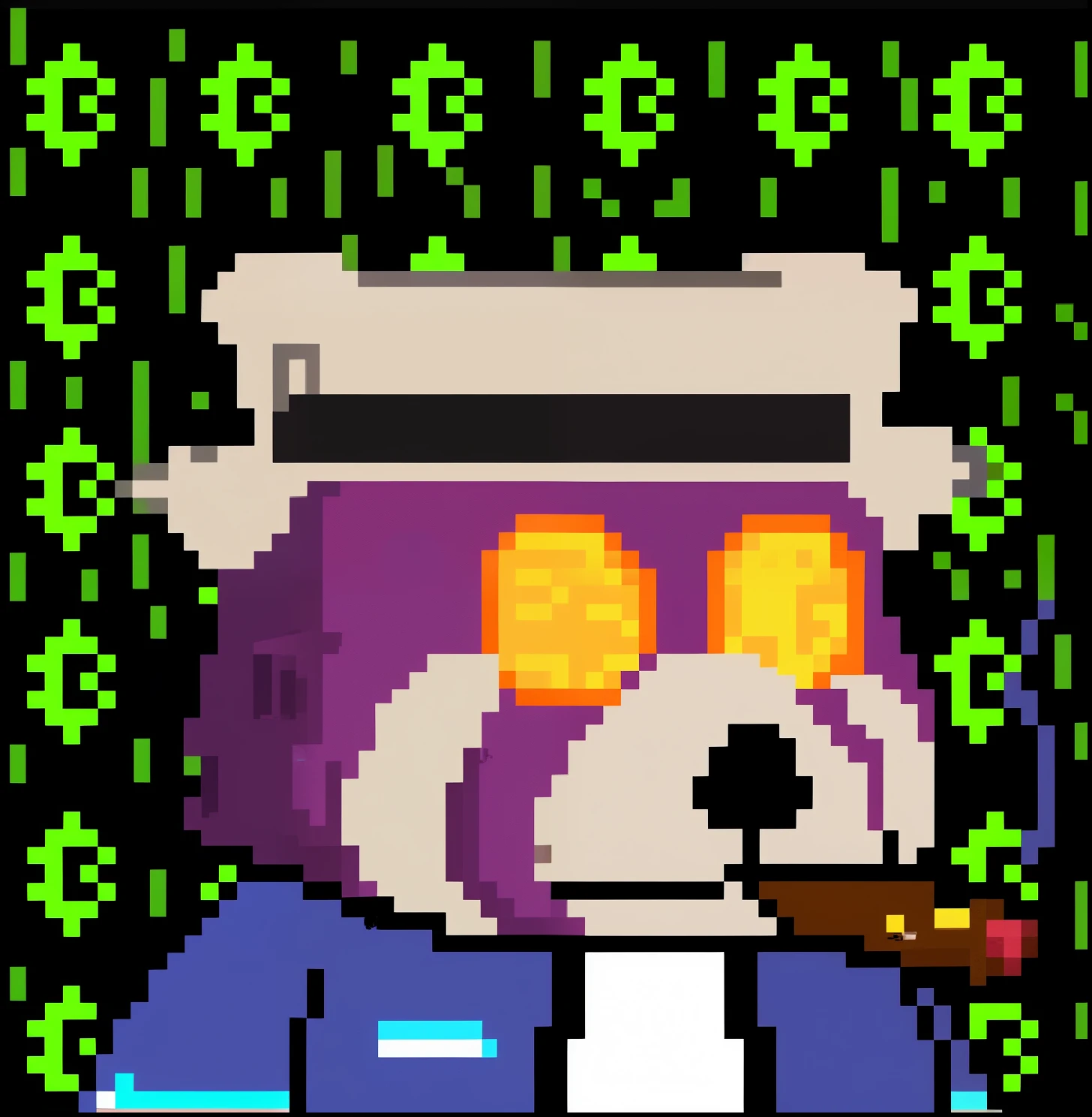 Pixel art of a man in a hat and suit smoking a cigar., Art in the style of Joshy Sly, From Hotline Miami, vinny from vinesauce, /R/Pixel Art, cr ary nyptocur ary na ency ner nay d general, Pepe is extremely happy., anthropomorphic raccoon, Human gangster rat, Human gangster rat, Miami Hotline