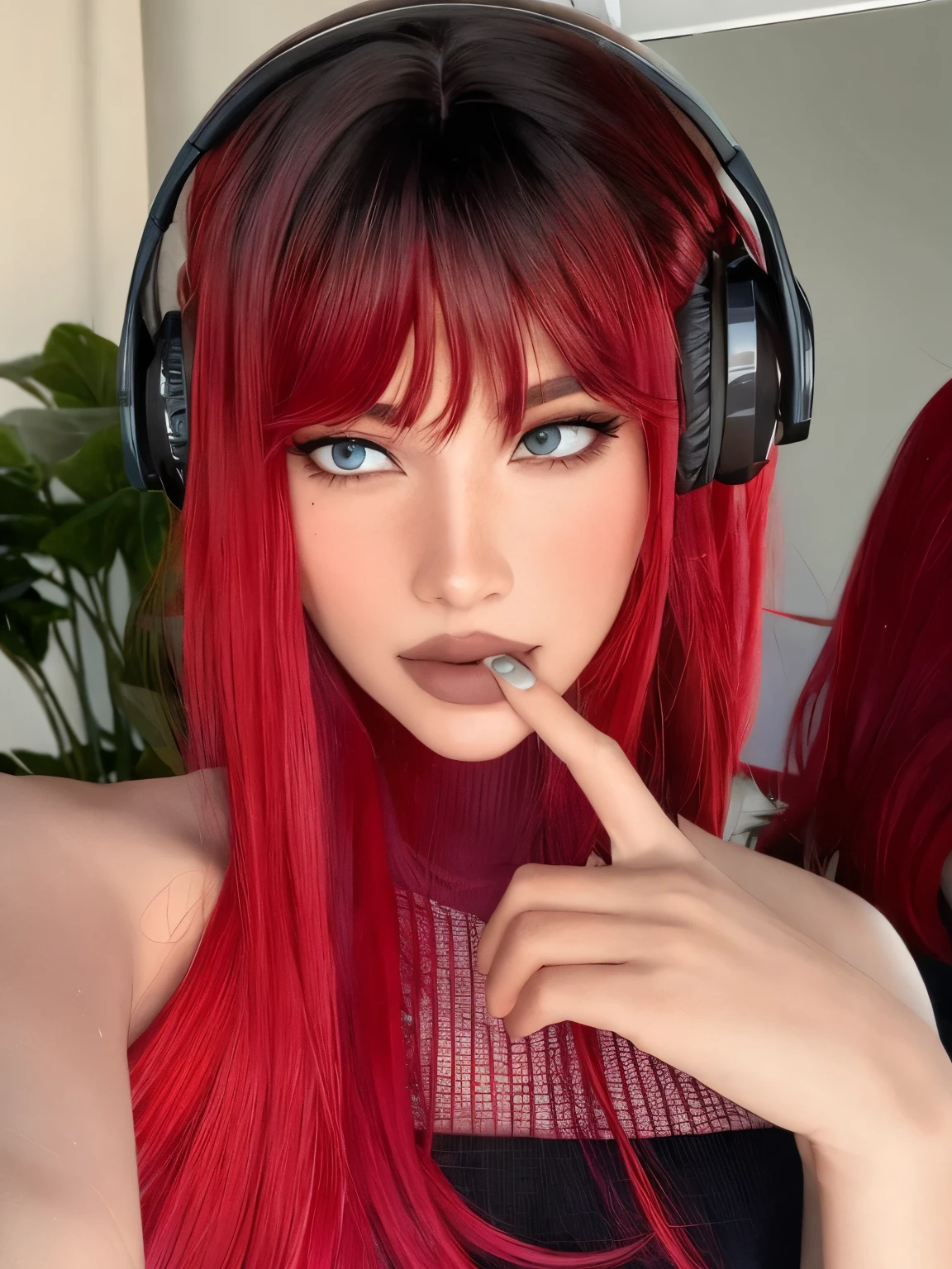 <lora:detail_slider_v4:1> ,<lora:gaming_girl_v2:0.5>, <lora:weight_slider_v2:-1>, (sexy, pornographic:1.2), (dynamic angle:1.1),
(masterpiece, best quality) redhead with freckles, old-school joystick in hand, retro arcade game aesthetics, 80s vibe, leather gaming chair, (detailed:1.2), (focused eyes, high contrast:1.3), retro headset, oversized sweater,