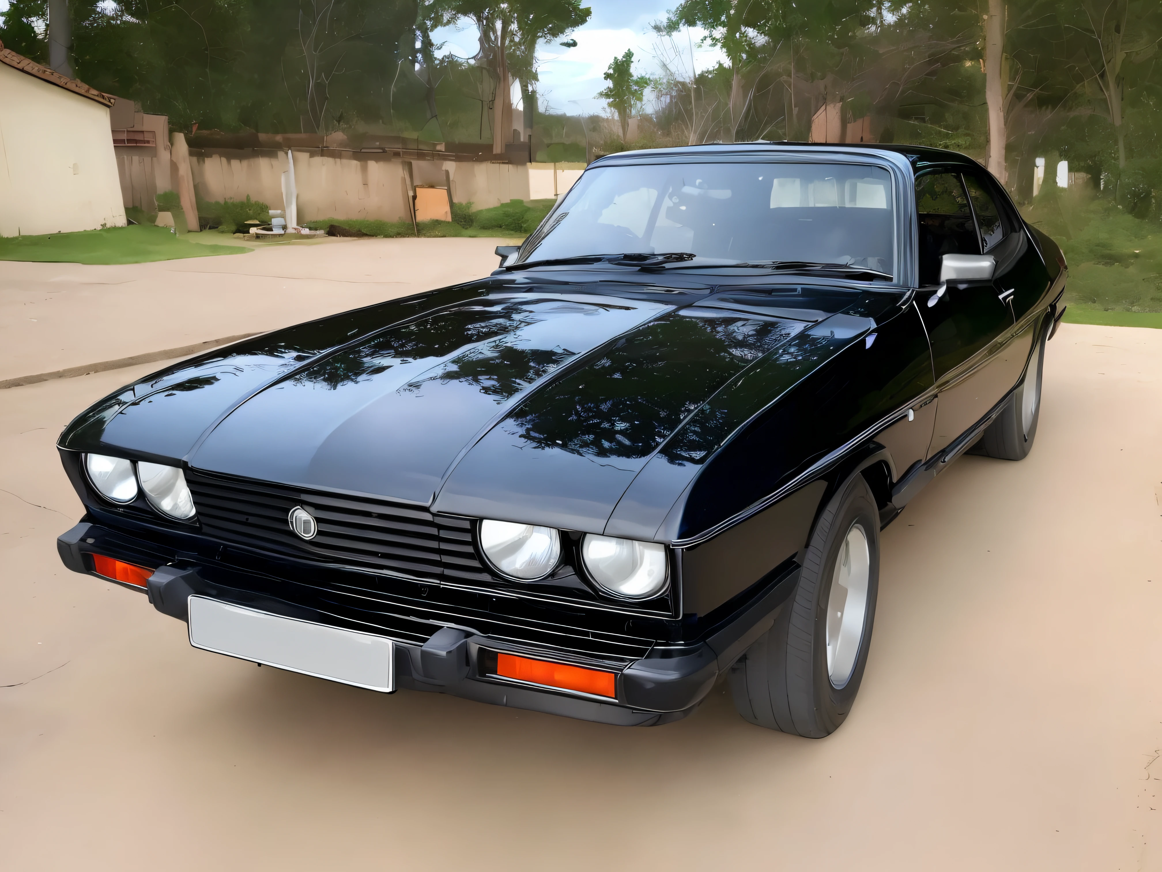 (masterpiece, best quality:1.3) 2.8icapri, 7 spoke alloy wheels, glass sunroof, leather interior, black