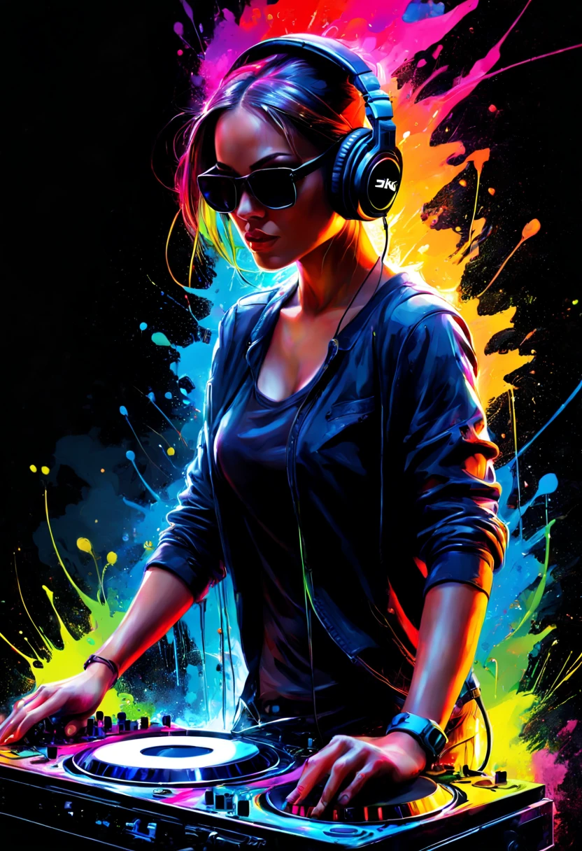 Digital art,
dj, neon, splash, concept art, dinamic light, neon streams of light, masterpiece, style by Patrice Murciano
RTX, 4k, Gabriele Dell'otto, AI Midjourney, bright saturated colors, watercolor, oil paints, HDR, 500px, 4k