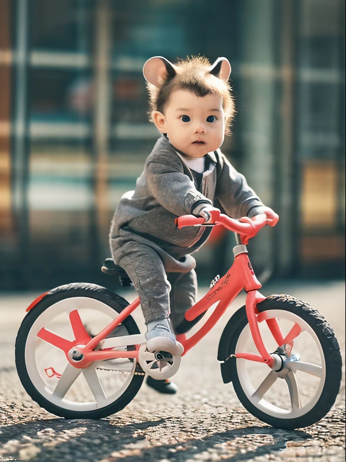 a cute little mouse pedalling his paws on a toy bike
Colour splashes, selective colour art, amazingly hyperdetailed" intricate details, HDR, beautifully shot, hyperrealistic, sharp focus, 64 megapixels, perfect composition, high contrast, cinematic, atmospheric, moody