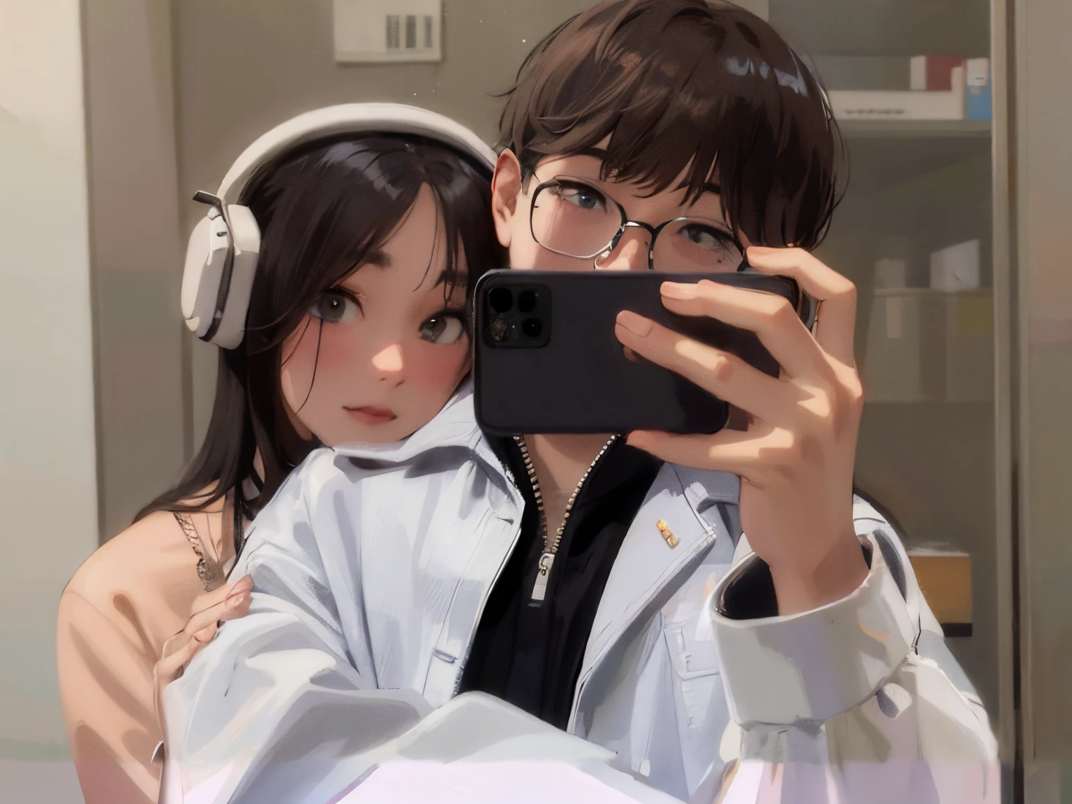 Go to the background
