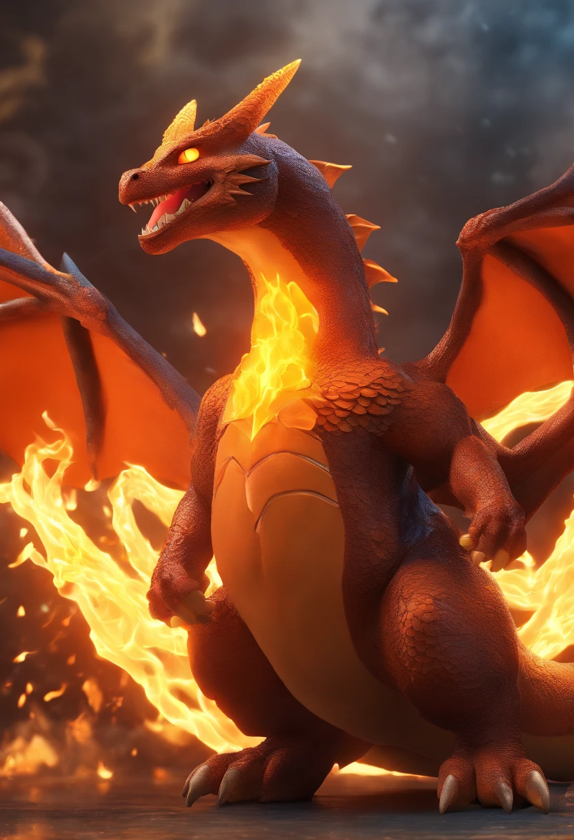 Visualize an extraordinary scene featuring a highly detailed Charizard, delving into the realm of macro detail where each individual scale, tiny bits of dirt, and the intricate features of its fiery form are visible. Imagine this in a high-resolution 8K image, rendered with Octane Render to bring out the utmost realism in every minute element.
Highlight Charizard's scales with extreme macro-details, showcasing the texture, color variations, and arrangement of each individual scale. Dive into the micro-details to reveal the subtleties in the curvature and pattern of Charizard's iconic scale-covered body.
Emphasize the dirt and tiny particles on Charizard's fiery wings and body, capturing the authenticity of its environment. Use Octane Render to bring out the nuances in color and texture, creating an image that not only showcases the ferocity of Charizard but also the realistic details of its fiery presence.
Consider the lighting to enhance the macro-details, casting dynamic shadows that add depth to Charizard's scales and emphasize its powerful silhouette. Utilize the rendering capabilities of Octane Render to create an image with vibrant colors, realistic lighting, and a high level of detail that immerses the viewer in the microcosm of Charizard's fiery exterior.
Imagine Charizard in a majestic pose, perhaps in mid-flight or with flames billowing from its mouth, showcasing its formidable presence. Craft an image that not only captures the macro-details but also conveys the essence of Charizard's strength and fiery personality.
This detailed prompt aims to inspire the creation of a highly detailed and macro-focused depiction of Charizard, with each individual scale and tiny bits of dirt visible, presented in a high-resolution 8K image rendered with Octane Render for an unparalleled level of realism.