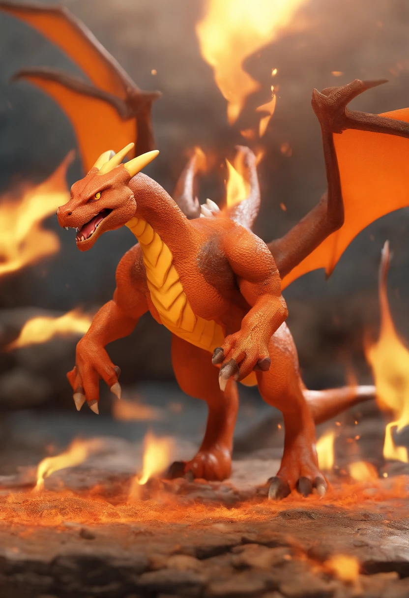Visualize an extraordinary scene featuring a highly detailed Charizard, delving into the realm of macro detail where each individual scale, tiny bits of dirt, and the intricate features of its fiery form are visible. Imagine this in a high-resolution 8K image, rendered with Octane Render to bring out the utmost realism in every minute element.
Highlight Charizard's scales with extreme macro-details, showcasing the texture, color variations, and arrangement of each individual scale. Dive into the micro-details to reveal the subtleties in the curvature and pattern of Charizard's iconic scale-covered body.
Emphasize the dirt and tiny particles on Charizard's fiery wings and body, capturing the authenticity of its environment. Use Octane Render to bring out the nuances in color and texture, creating an image that not only showcases the ferocity of Charizard but also the realistic details of its fiery presence.
Consider the lighting to enhance the macro-details, casting dynamic shadows that add depth to Charizard's scales and emphasize its powerful silhouette. Utilize the rendering capabilities of Octane Render to create an image with vibrant colors, realistic lighting, and a high level of detail that immerses the viewer in the microcosm of Charizard's fiery exterior.
Imagine Charizard in a majestic pose, perhaps in mid-flight or with flames billowing from its mouth, showcasing its formidable presence. Craft an image that not only captures the macro-details but also conveys the essence of Charizard's strength and fiery personality.
This detailed prompt aims to inspire the creation of a highly detailed and macro-focused depiction of Charizard, with each individual scale and tiny bits of dirt visible, presented in a high-resolution 8K image rendered with Octane Render for an unparalleled level of realism.