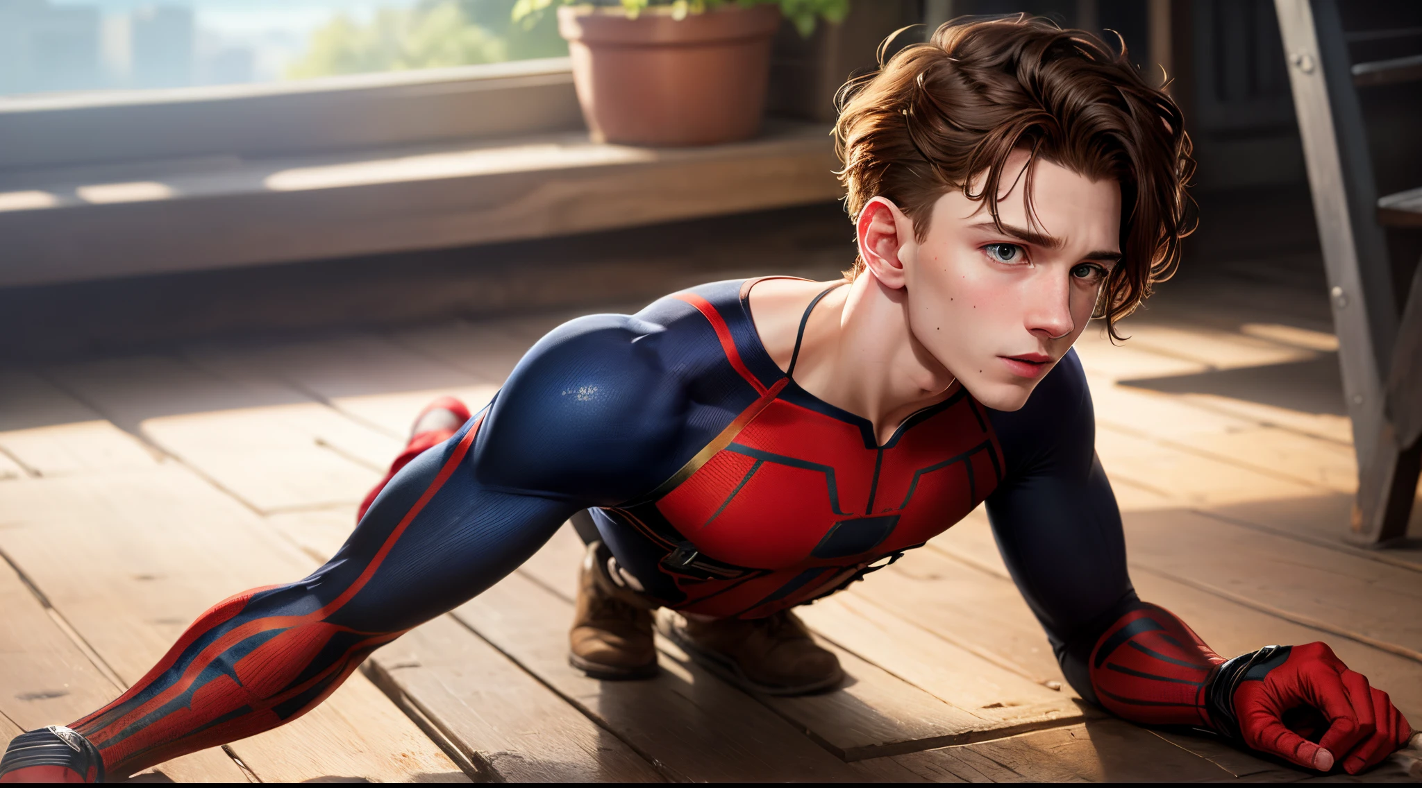 Create an image of a  Tom Holland