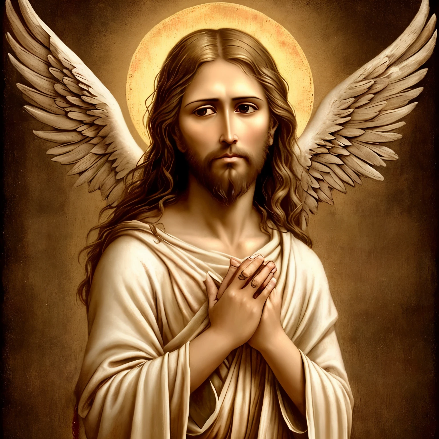 Give me serene images of Jesus Christ angels in high definition