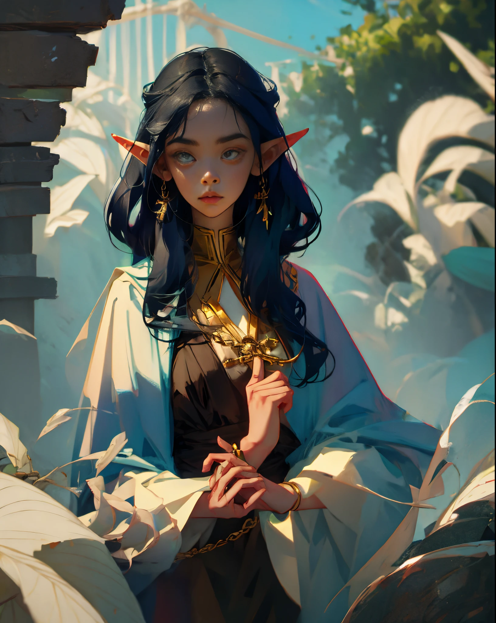 Elf Blue Hair