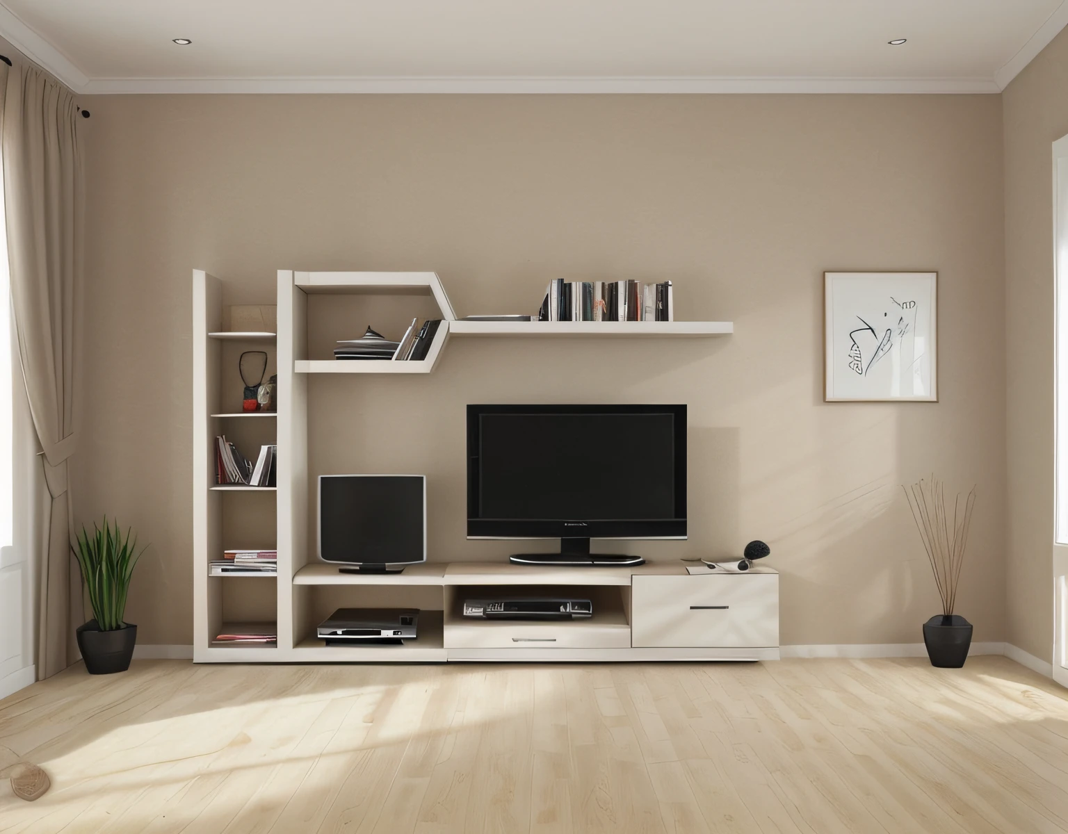 we need televison shelf like this picture for a wall have a long 5 meters