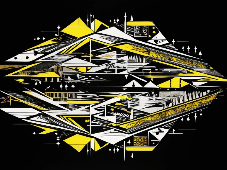 ((Artistic Masterpiece)),((abstract painted installation)),((Post Neo Avant-garde)),(contemporary art),bright color contrasts, (complementary color contrast, simultaneous color contrast), vivid colors, diagonal composition, Temporary art, design. (Mix of Geometrical and organical shapes), (plane), (mix of abstract geometry with drift painting). (High quality), (graphic drawing), (laconic, clear silhouette), (Clear graphic line - color graphics), (drawn surrealistic style), high artistic quality of the image.