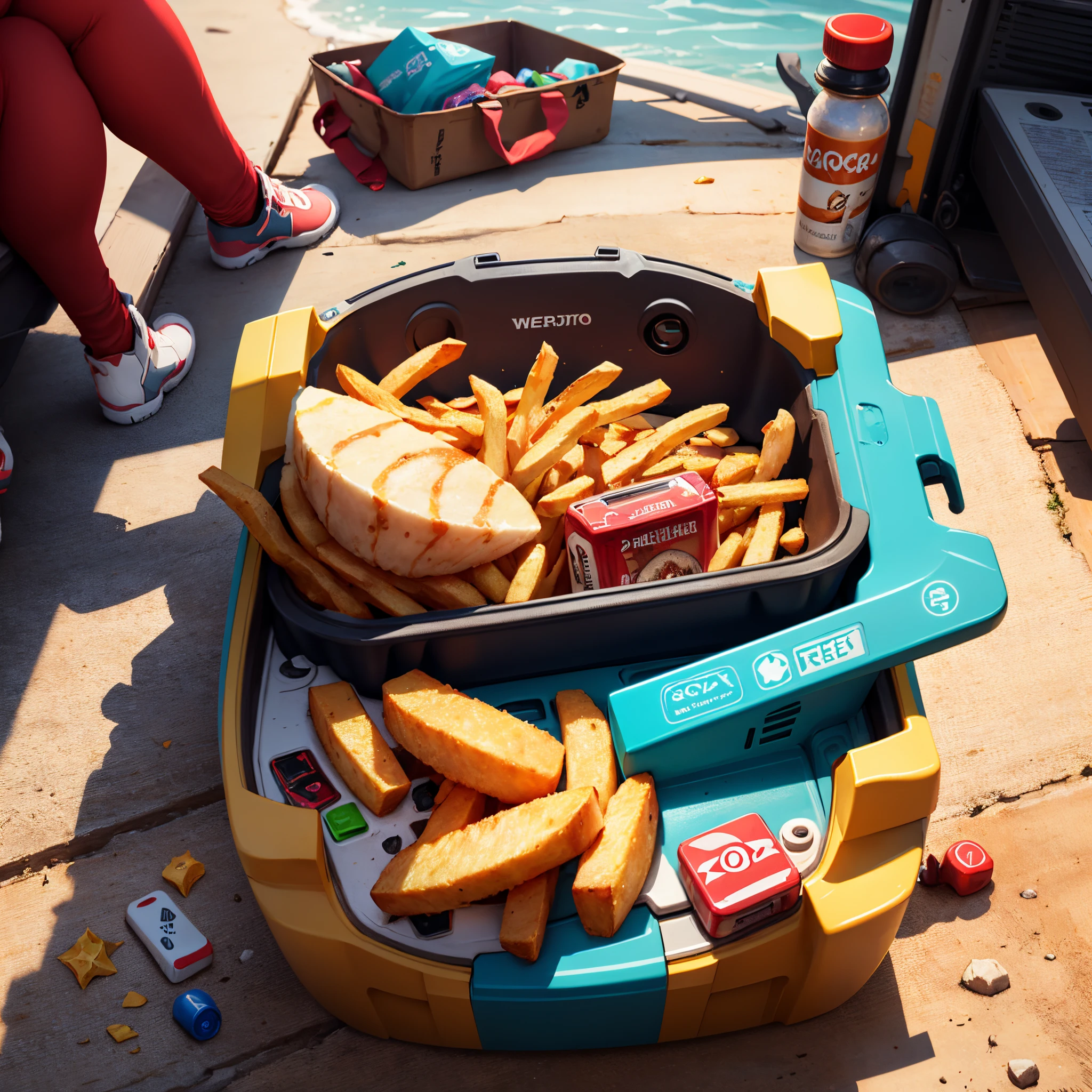 Video game cartridge named fries