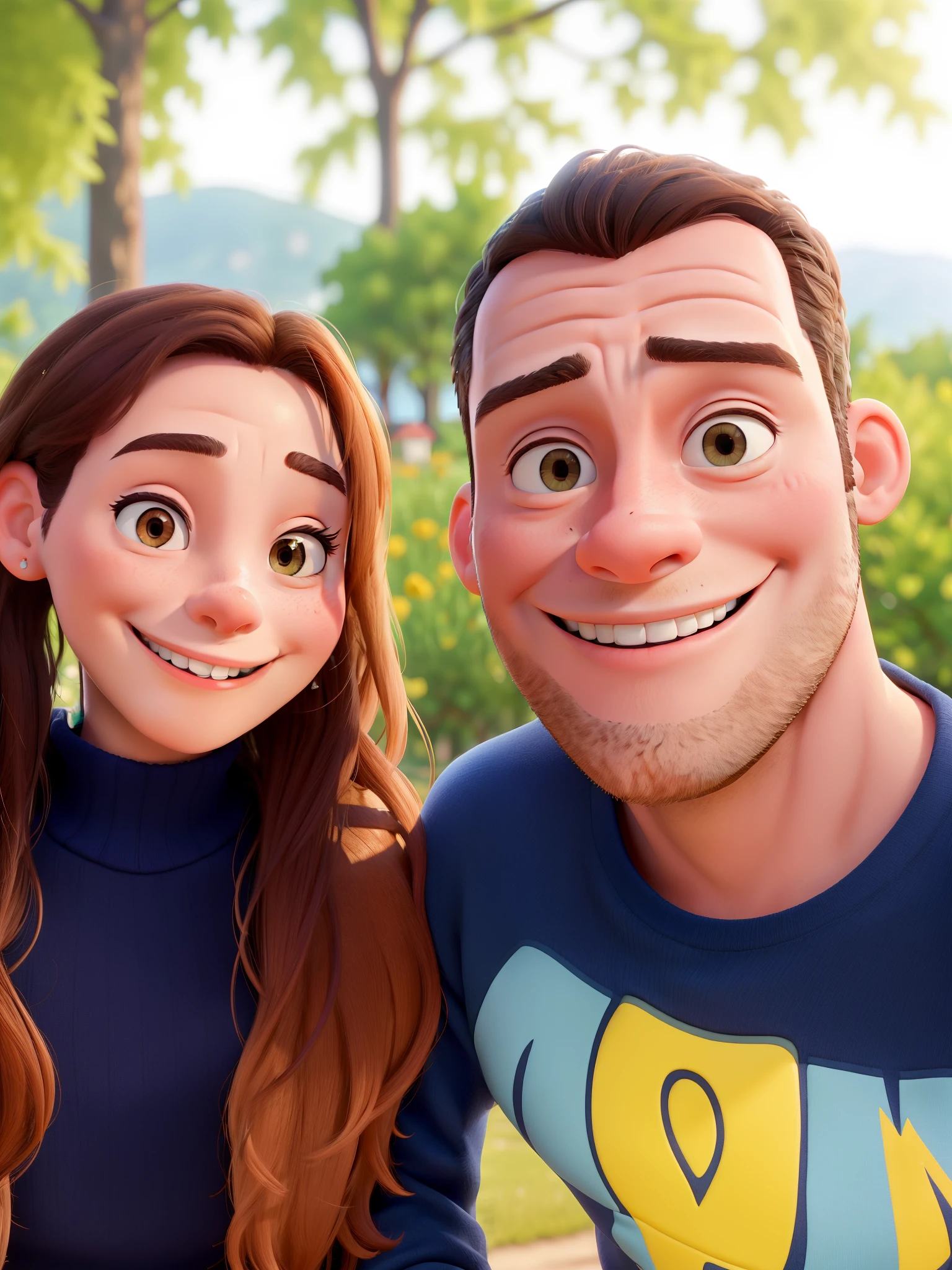 There is a man and a woman taking a selfie together, smiling couple, in love selfie, smiling into the camera, 8k selfie photograph, color picture, man and woman, happy in love