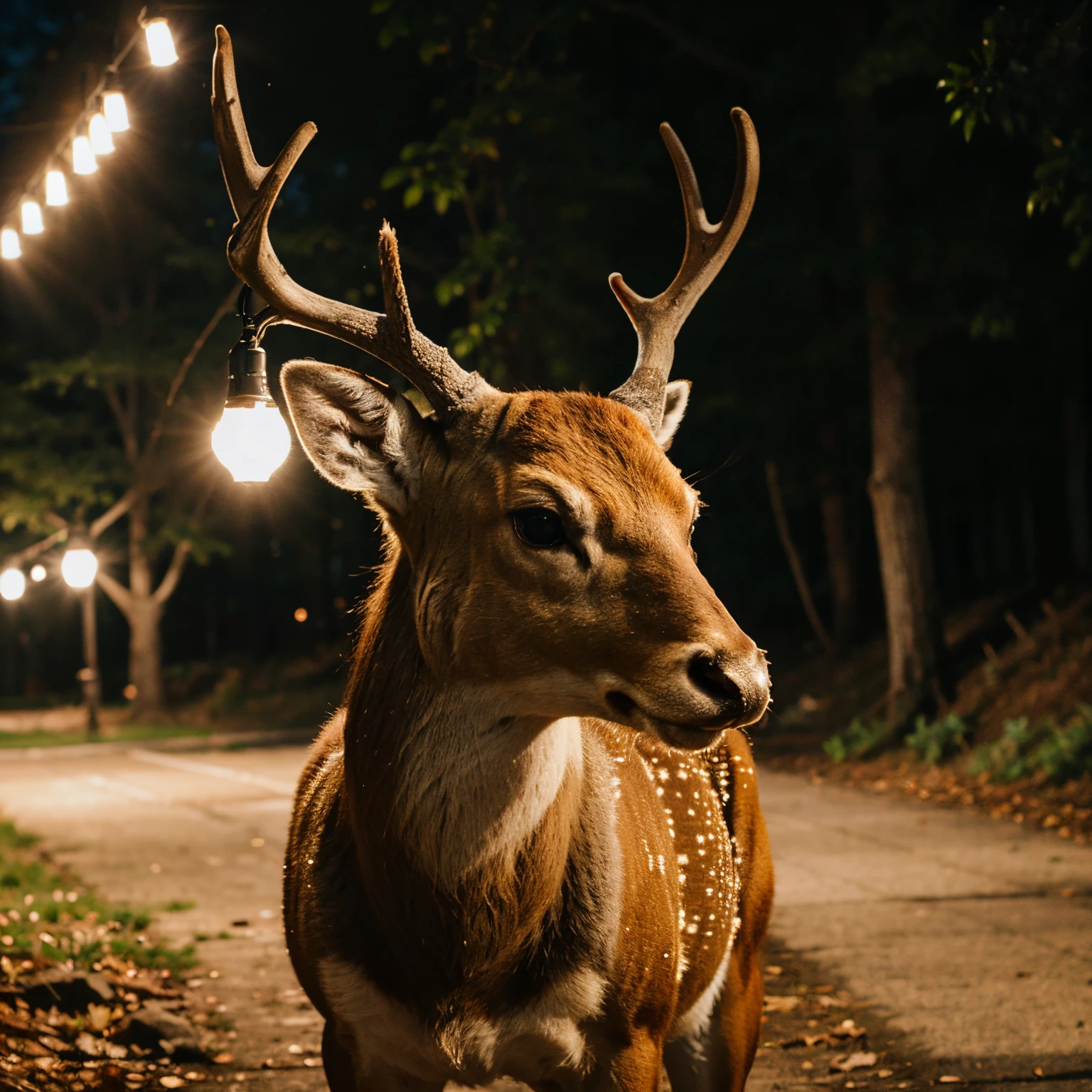 Deer 🦌 in headlights 💡 s’