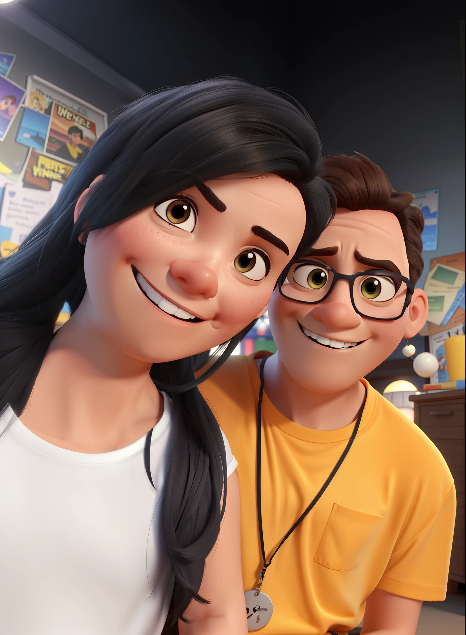 a pixar style 3d