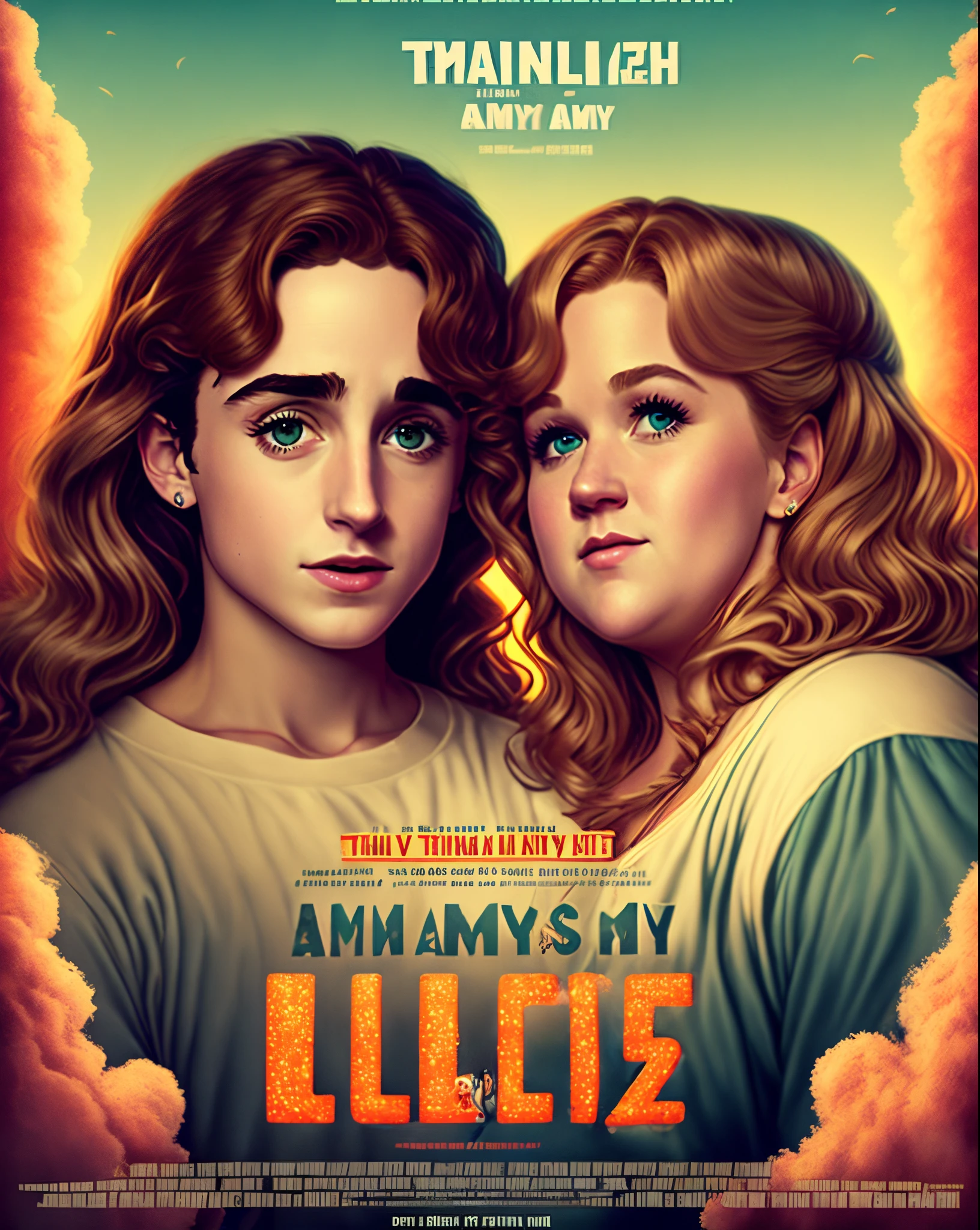 9/11 romantic comedy movie poster starring Timothee chalamet and Amy Schumer