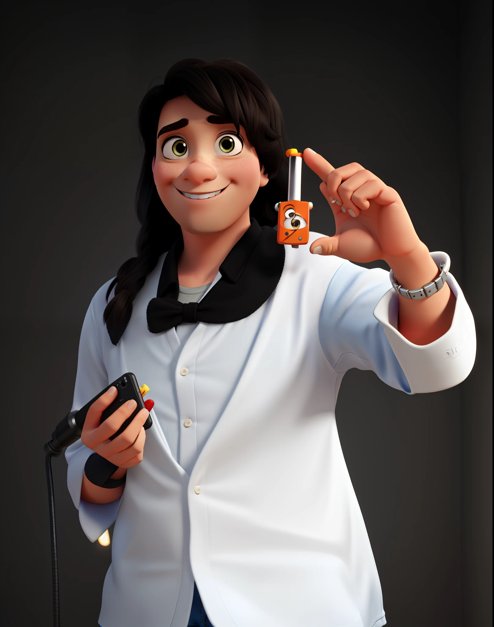 a pixar style 3d