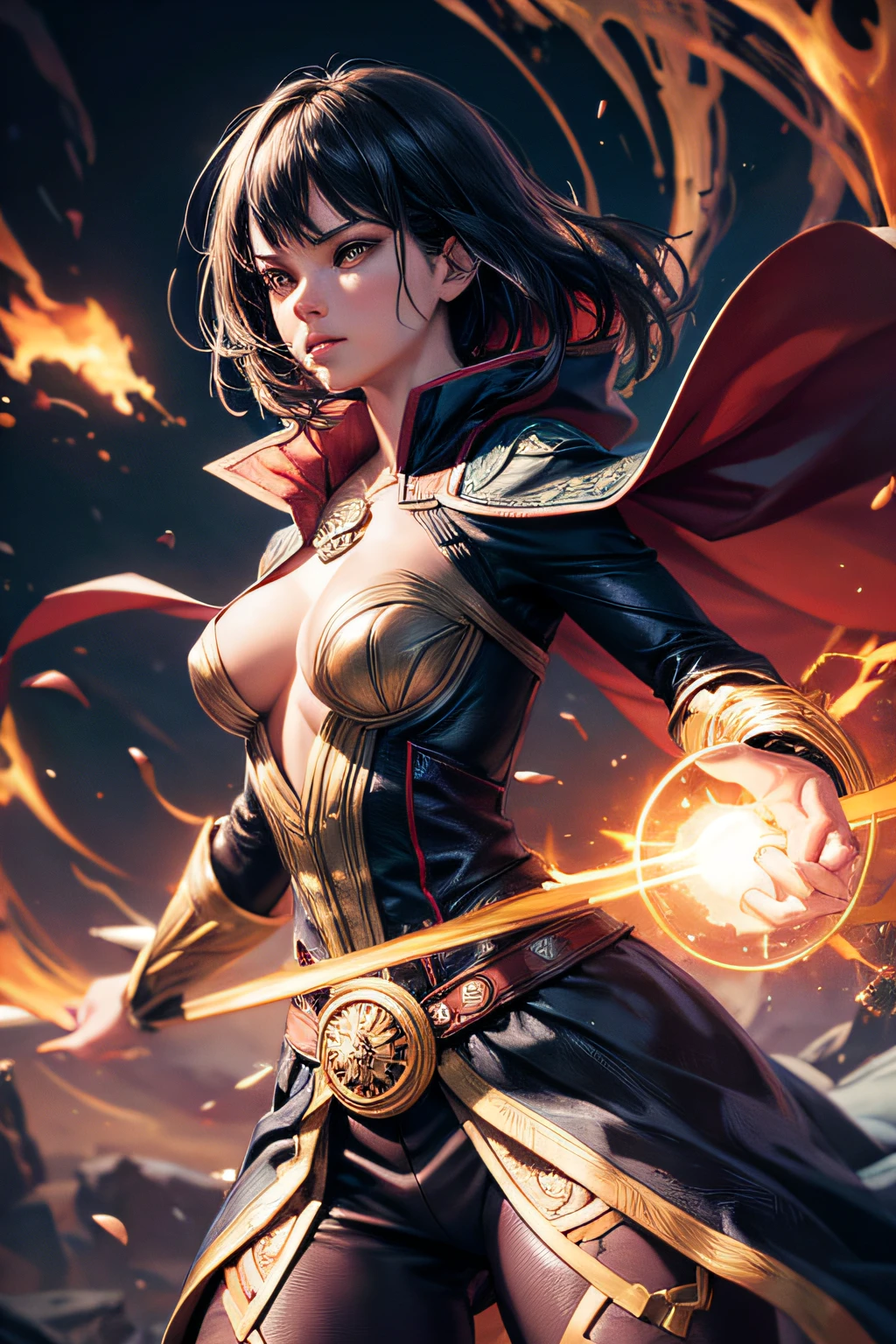 girl, comic accurate Doctor Strange costume, sexy, combat stance, highly detailed, vibrant appearance, creative behavior, imaginative, sensual, spontaneous, small breasts, sexi, highest quality, skin texture, intricate details, (cinematic lighting), RAW photo, 8k, masterpiece,best quality,ultra-detailed,very detailed illustrations,extremely detailed,intricate details,highres,super complex details,extremely detailed 8k cg wallpaper,