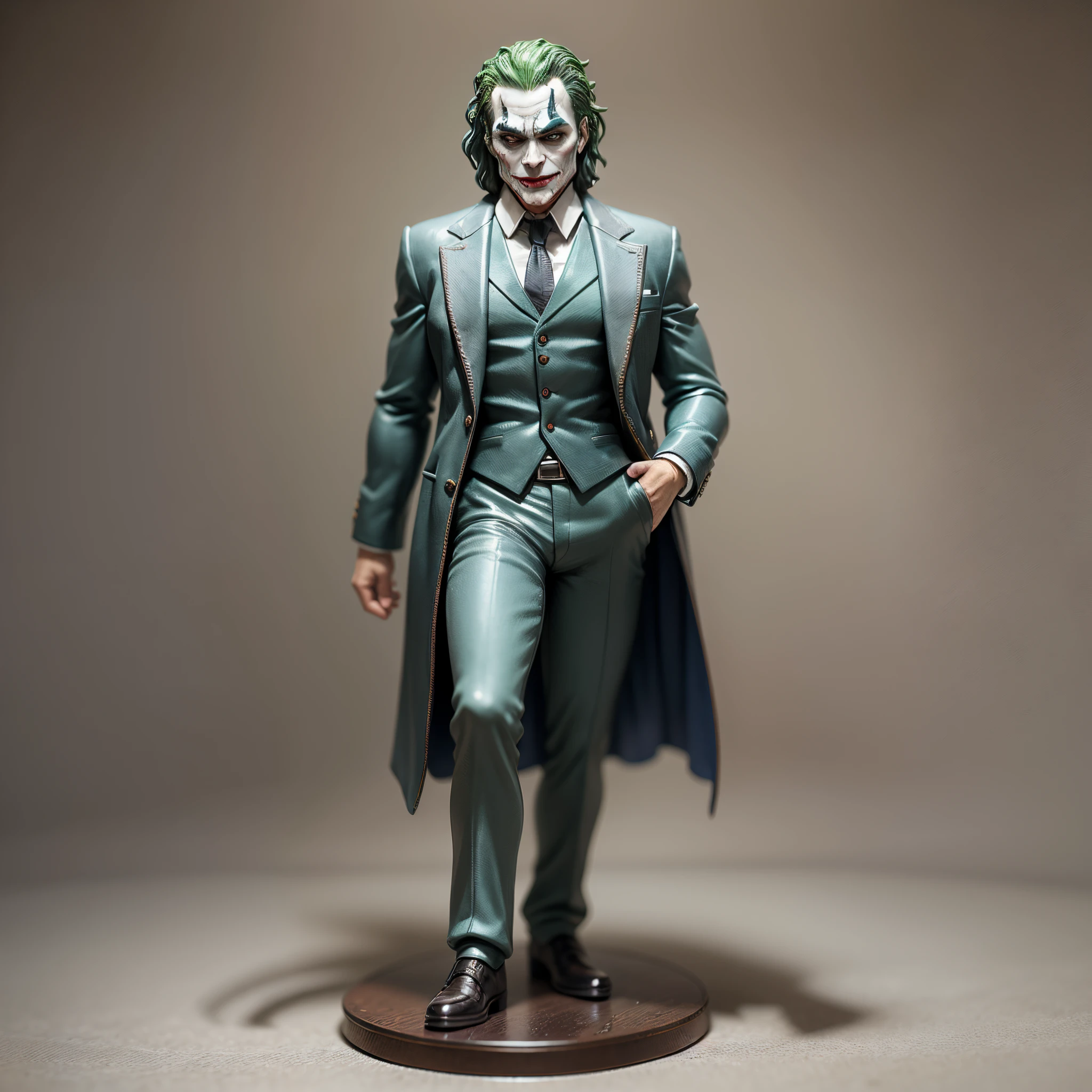 Figurine of the joker, full body, hyper realisme, joaquin phoenix --auto --s2