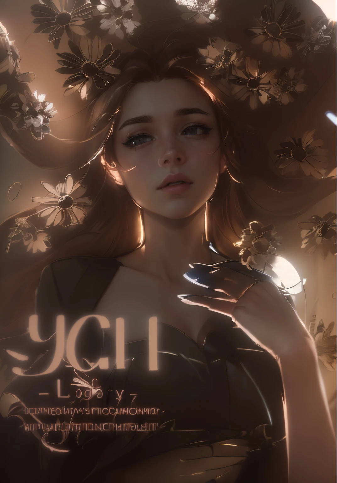 ((1female, 1woman, solo) Bella Swan, Human girl, long wavy chestnut brown hair, light chocolate brown eyes, freckles, ager, 18 years old, forest background, curious expression) (Masterpiece, super detailed, 8K, (High-Definition, Sunlight:0.5, Soft_Shadows:0.5, Atmospheric_lighting, 8k, 4k, hyper-realistic, elegant, ((((cinematic appearance)))), soft tones, soft cinematic lights))