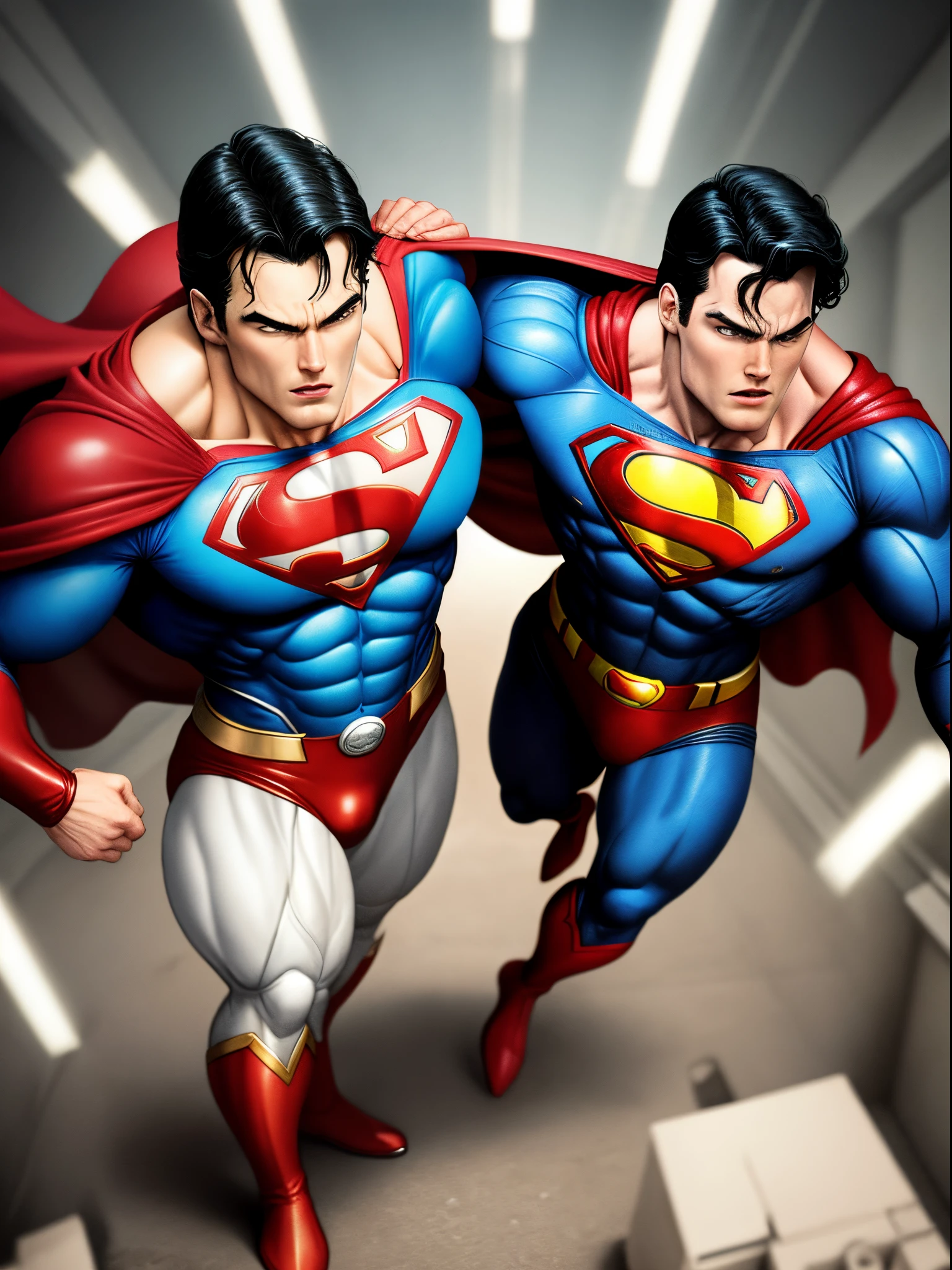 Superman vs Omni Man and Homelander