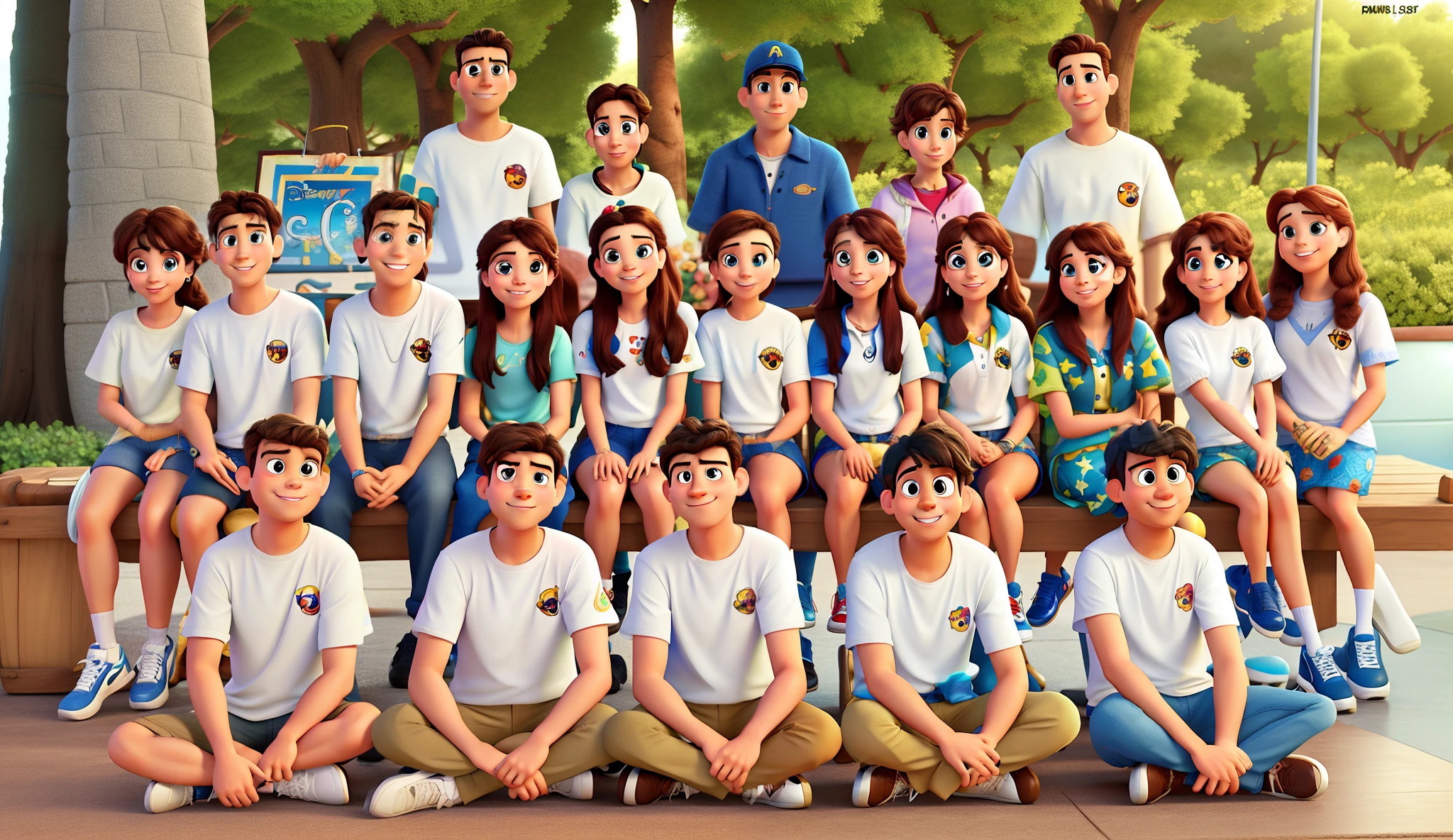 Poster estilo Disney Pixar