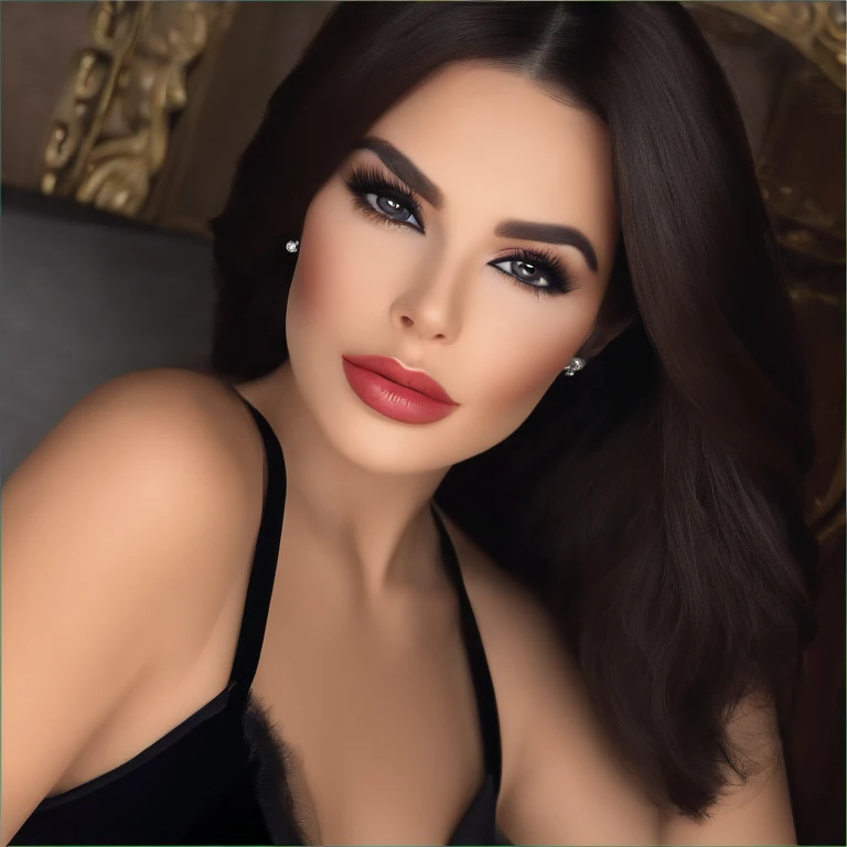 She is a woman. She is short, with dark hair and brown eyes. She has large lips. She is known for her changing looks from plastic surgery. She is attractive and youthful in appearance. ,original,She is a woman. She is short, with dark hair and brown eyes. She has large lips. She is known for her changing looks from plastic surgery. She is attractive and youthful in appearance. ,face,photo