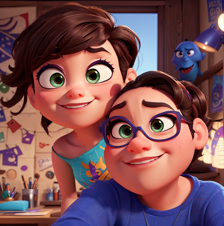 (Pixar2.23 estilo), 3d, Artgerm 4K, Artgerm extremamente detalhado, in digital illustration style
