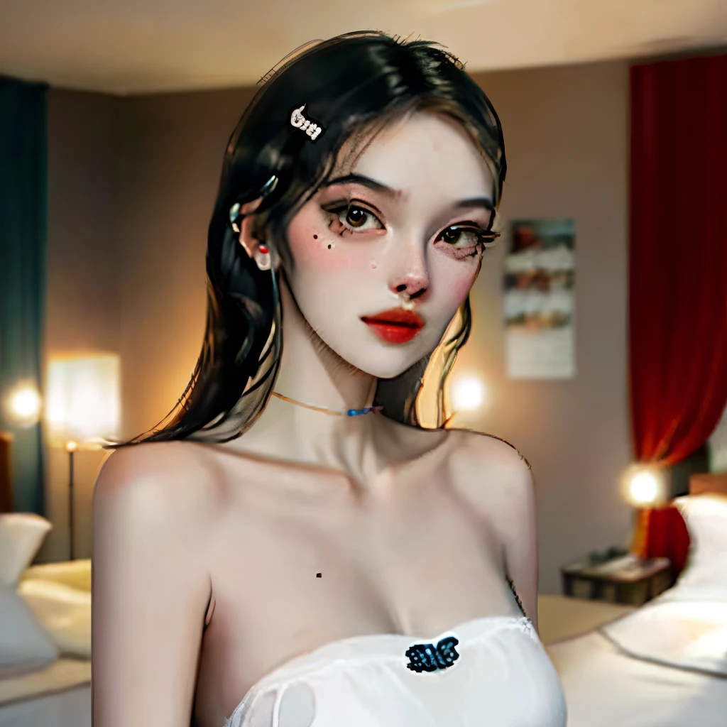 Naked real face