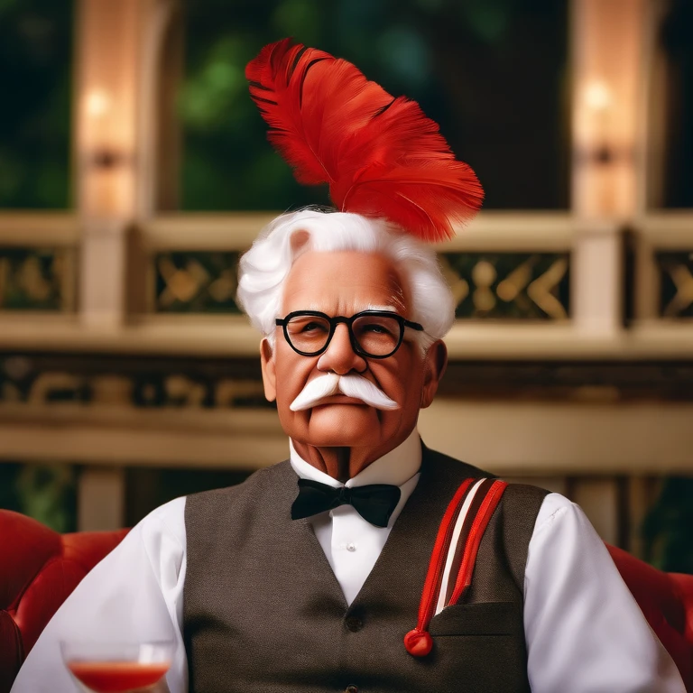 Colonel Sanders,original,Colonel Sanders,face,photo