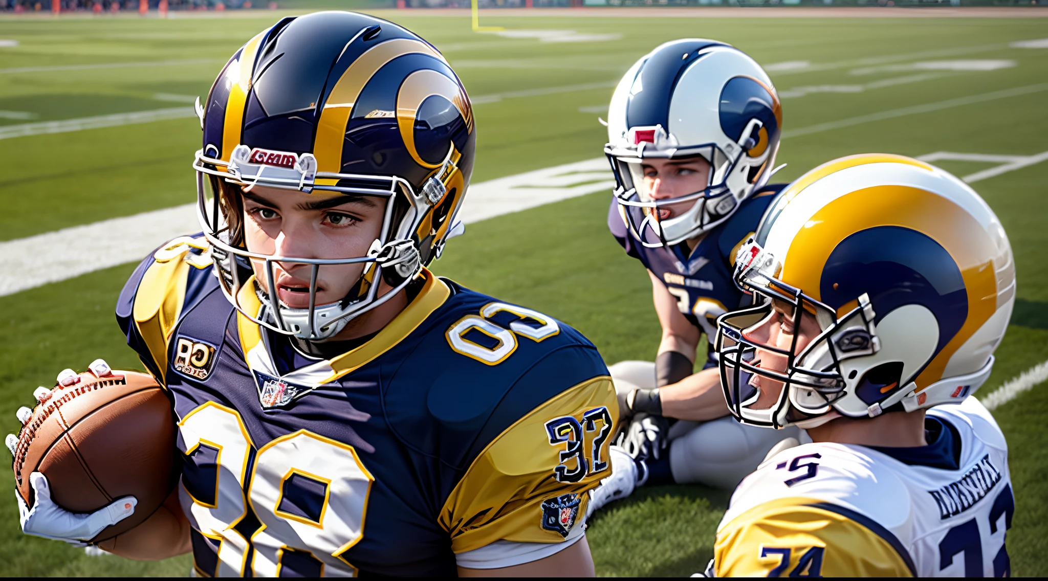 Rams football jersey