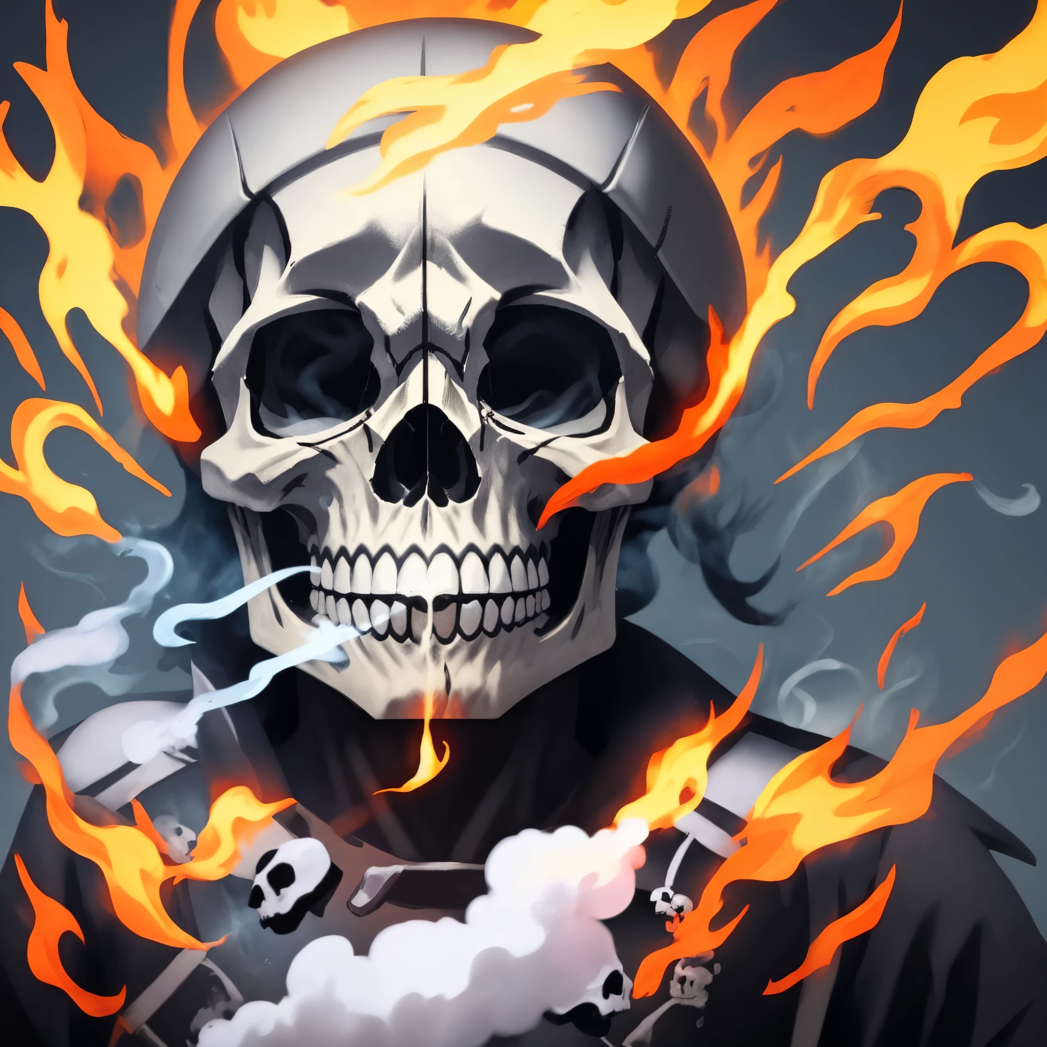 Skull in dark night,dark,high resolution,high quality,dark background