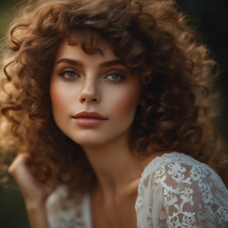 Small, curly, pretty, lovely,original,Small, curly, pretty, lovely,face,photo