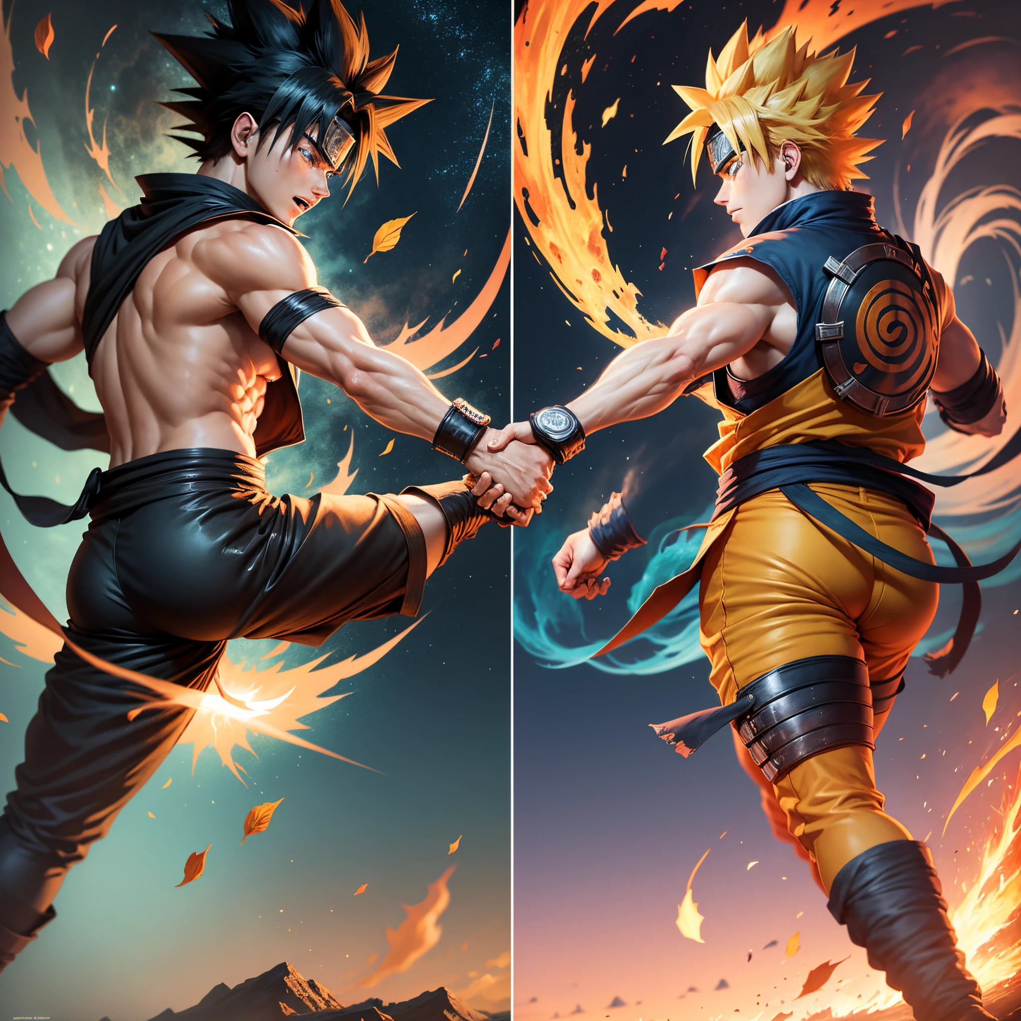 Naruto vs Goku --auto --s2