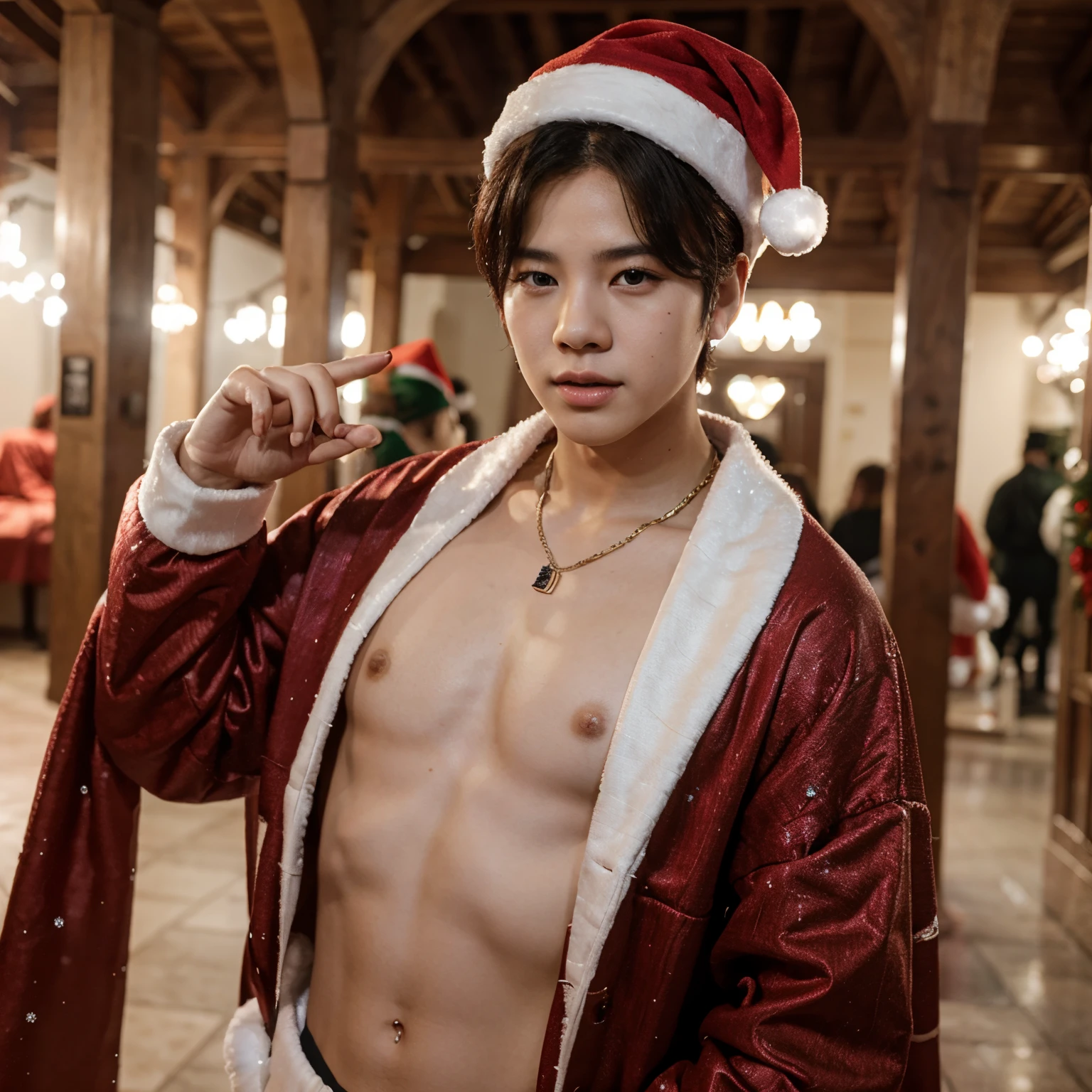 jimin bts en navidad