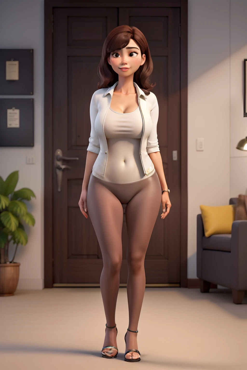 Realistic, best quality, Hyoon, (parte superior do corpo:1.4),