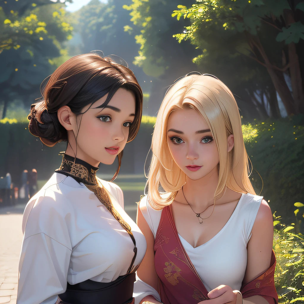 (Extremely detailed 8k wallpaper:2), (photo:2), (43 years old soigne Beautiful girl:2), (gives a lecture to friends:2), detailed (Face and eyes), (hyper realistic:1), (highly detailed:1), (epic realistic:1), rim light, (maximum details:1), cozy, (fullbody:1.3), (looking at viewer:2), (Woman's Attractive Qualities:2), (Attractive Woman:2), (Attractive:2), Smile, Intelligence, Empathy, Gracefulness, Sense of Style, Fitness, Grooming, Optimism, (Sensitivity:2), Sincerity, Romantic Gestures, Playfulness, Fashion Sense, (Sensuality:2), Charm, Modesty, Thoughtfulness, (Femininity:1), Flirtatiousness, Warmth, (Physical attractiveness:2), A beautiful smile, A love of life, strength and power, vulnerability, curiosity, wonder, love, (nature background:2), kawaii, waifu, Beautiful breasts, (attractive body:2), (Beautiful body:2), Beautiful pose, attractive pose, (Beautiful legs:1.0), (Beautiful clothes:1), (classic clothes:2), (elegant clothes:2), (European clothes:2), detailed clothes, (skirt:1), (blouse:1), (provocative pose)