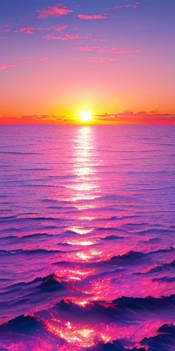 (best quality,4k,8k,highres,masterpiece:1.2),ultra-detailed,(realistic,photorealistic,photo-realistic:1.37),psychedelic,pink sun,pink sky,pink clouds,pink waves in the sea,glowing,pink roses shining in the pink sea,fantasy,diamond,diadem,space,soft light