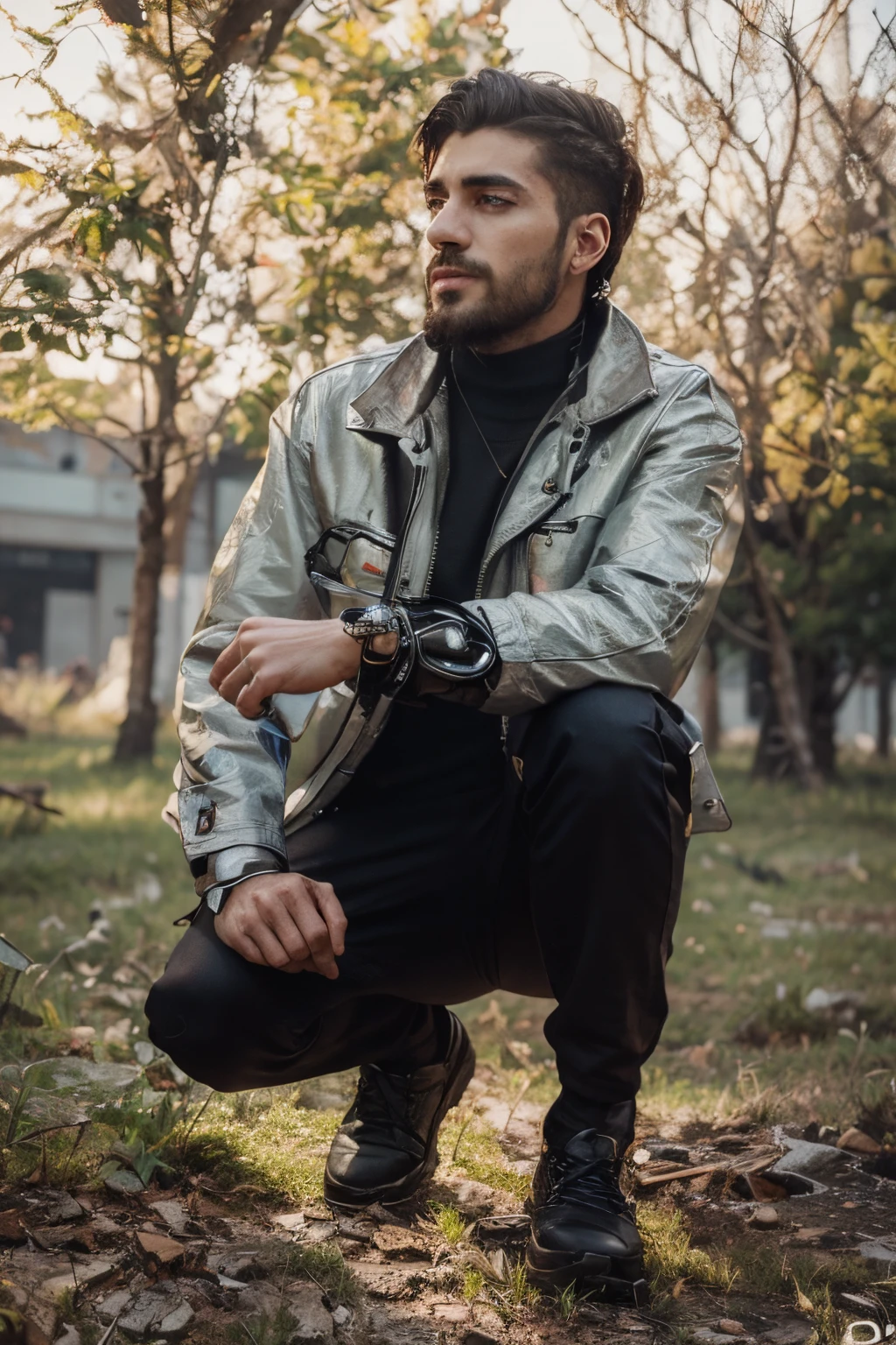 Change background cyberpunk handsome boy, realistic face,8k, ultra realistic,