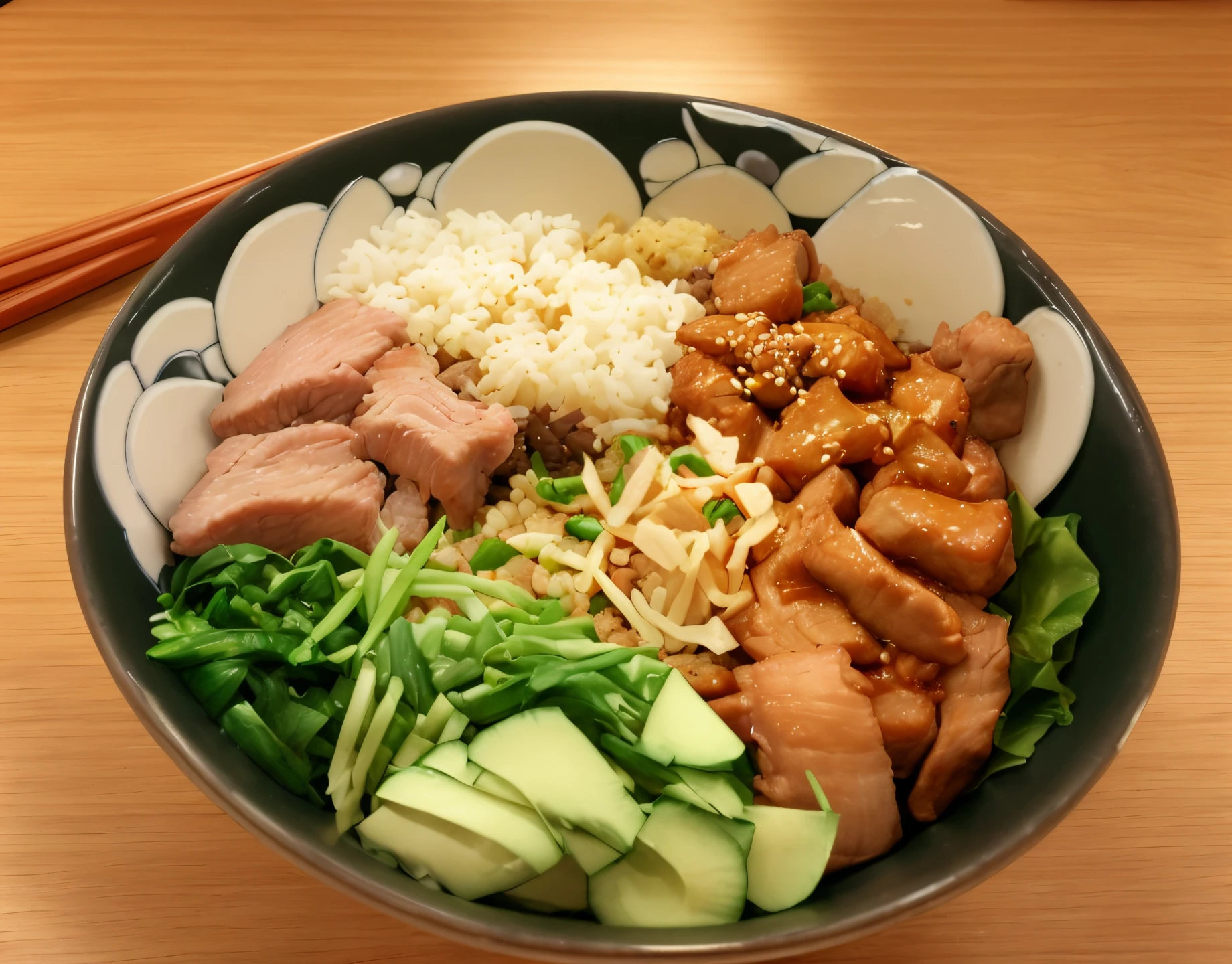 Pork bowl、realisitic、Like beef bowl、It looks delicious、menu