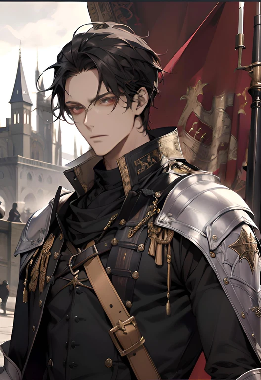 condescending dark red eyes