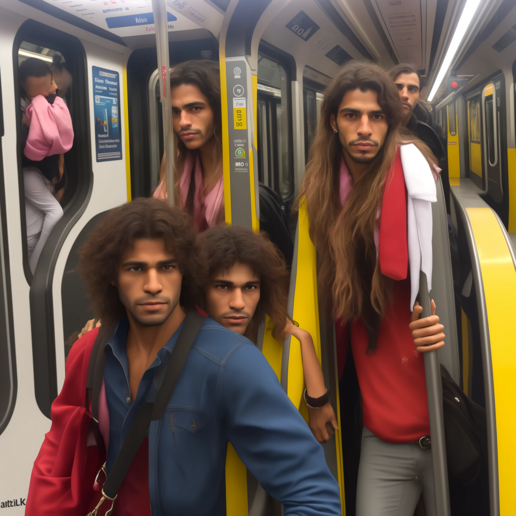 Um homem de um metro e meio com facas afiadas vermelha