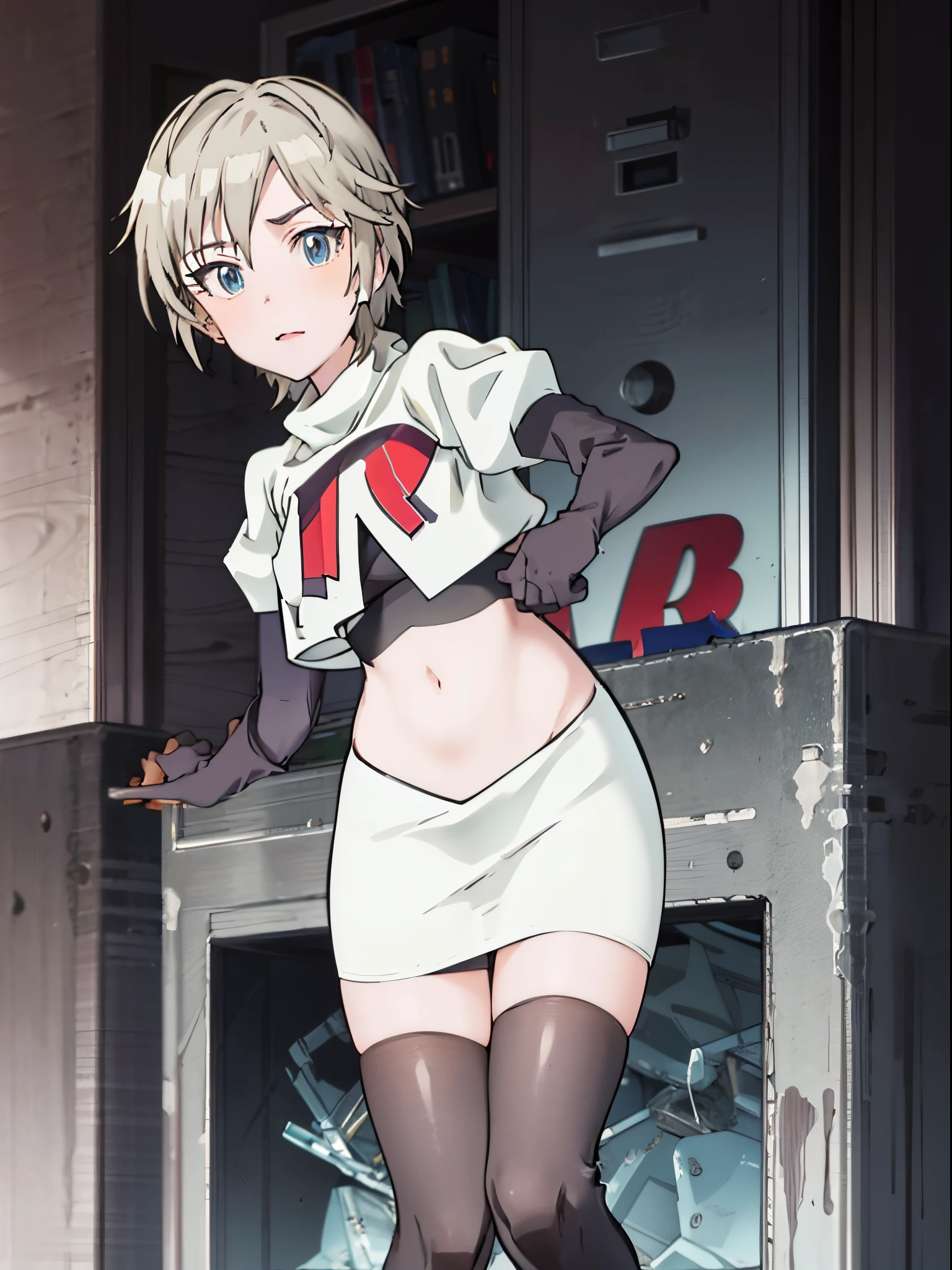 (cat girl),look at viewer,ass,(bicker_shorts),mini black shorts,(mini shorts),black shorts,blue eye,blonde hair,thin waist,legs,sexy