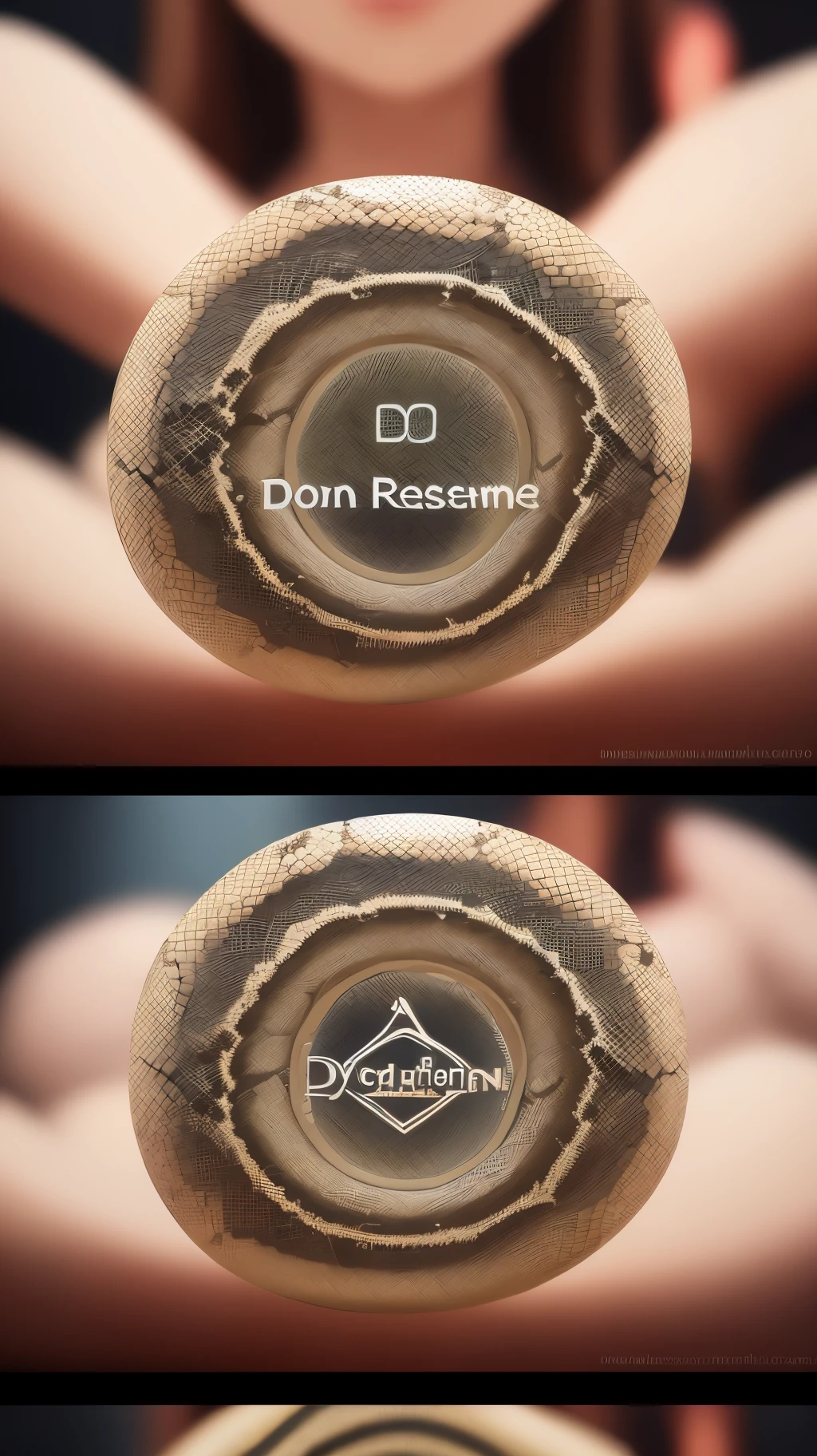 Create me an image where the python logo appears in the background. Also, at the top of the image I want you to put the phrase "don't repeat yourself" in the middle there is the blurry logo and under coming soon...