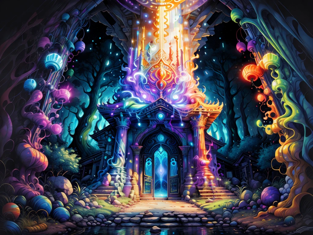 Portal temple isis rainbow