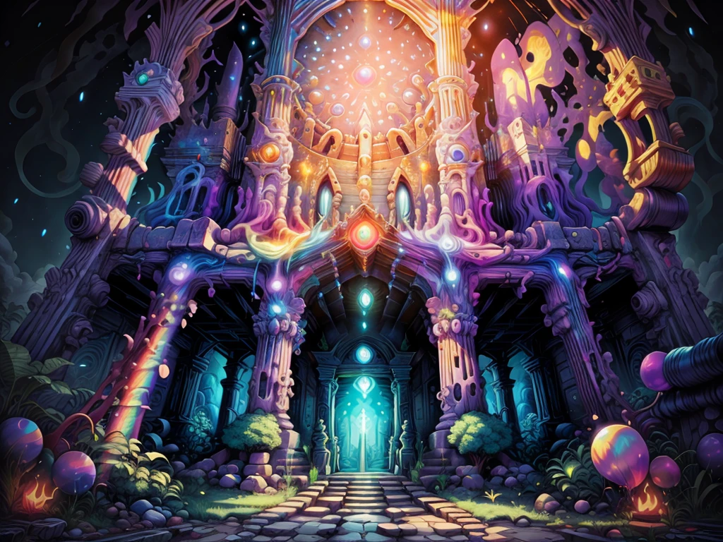 Portal temple isis rainbow