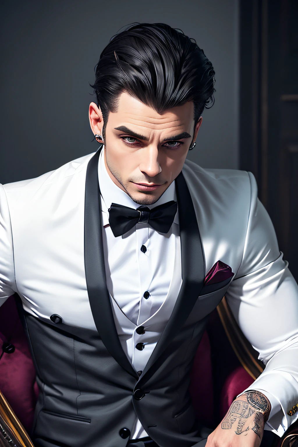 Vampiro masculino moderno elegante