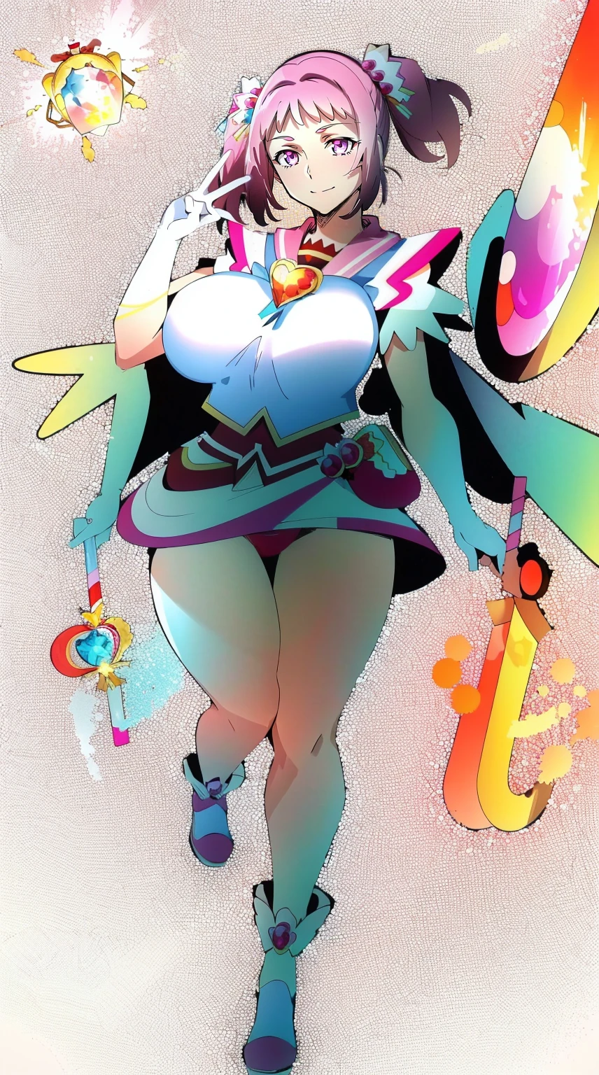 masterpiece, best quality, indoors, mamikafairy, 1girl, solo, looking at viewer,, hand arms full body,boots, standing,cute,breast, curvy, female,fantasy goddess,there is a cartoon picture of a woman with a very large breast, glowing divine being, glowing holy aura, inspired by Luma Rouge, the non-binary deity of spring, ethereal rainbow nimbus, the butterfly goddess of fire, inspired by Mariel, glowing aura around her, astral wind, as the goddess of the saturn, “uwu the prismatic person, big breast, serious, beautiful eyes, , full body, , long robe, long dress, ,priestess ,holy, smile, god rays, ray tracing, sparkle, cinematic lighting, UHD, retina, masterpiece, ccurate, anatomically correct, textured skin, super detail, high details, high quality, award winning, best quality, highres, 1080P, HD, 4K, thunder aura, light aura,full, snak staff,closed mouth, huge breast, curvy, bimbo, standing, heroic, pose, background ruin of a misterios city,UHD, retina, masterpiece, ccurate, anatomically correct, textured skin, super detail, high details, high quality, award winning, best quality, highres, 1080P, HD, 4K, sun aura